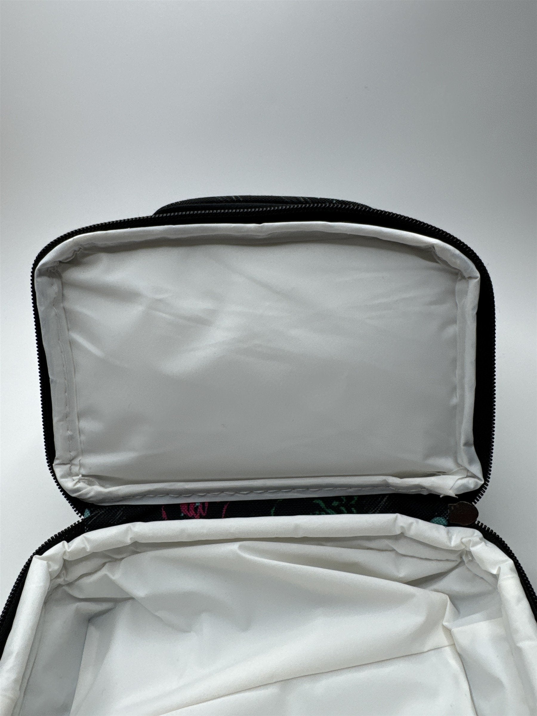 Yak Pak Lunch Bag/Box Multicolored With Hearts and Skulls