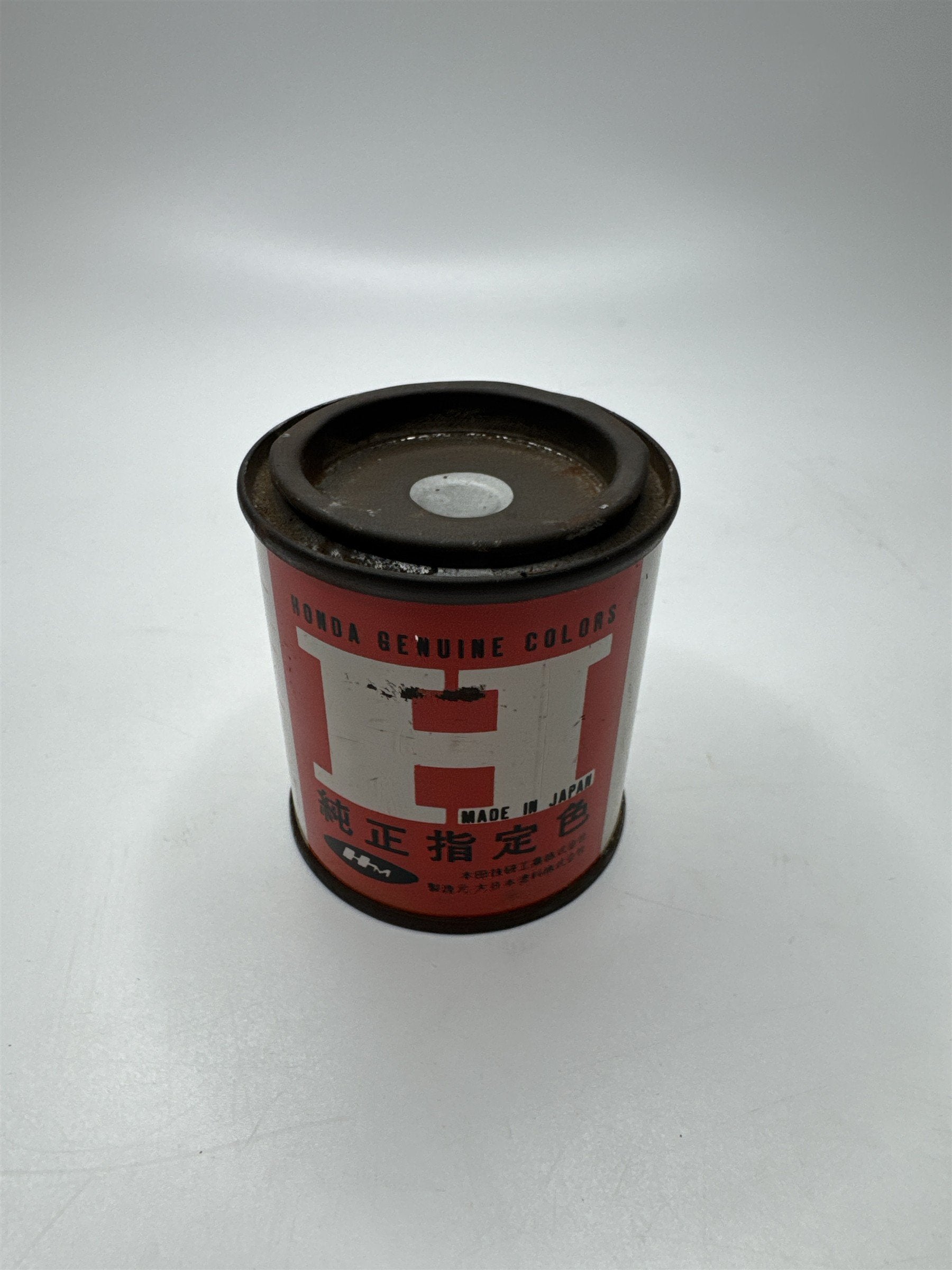Vintage 1974 Honda Genuine Colors Motorcycle Silver Touch Up Paint Can