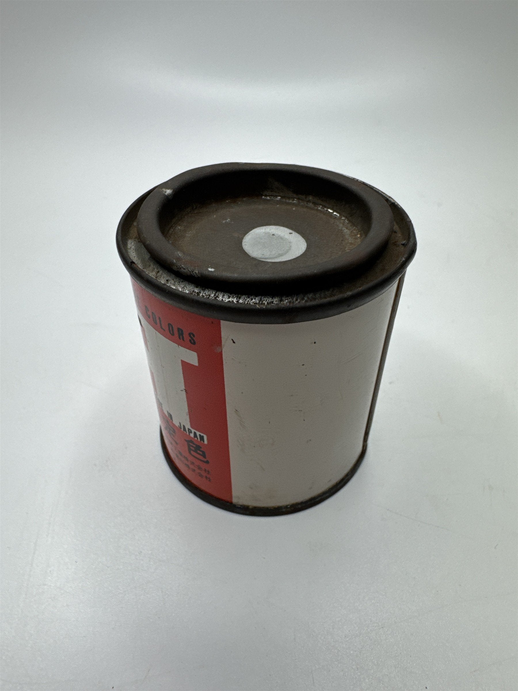 Vintage 1974 Honda Genuine Colors Motorcycle Silver Touch Up Paint Can
