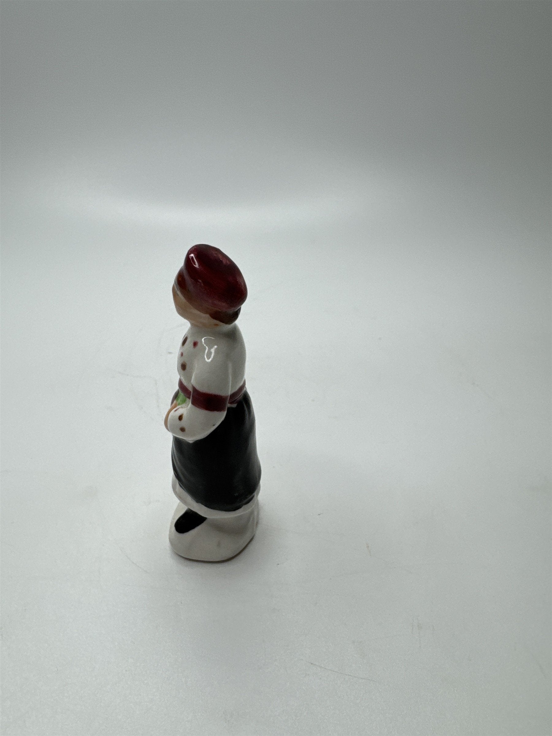 Vtg 3" Ceramic Ukrainian Man With Traditional Clothing Figurine Made in Japan