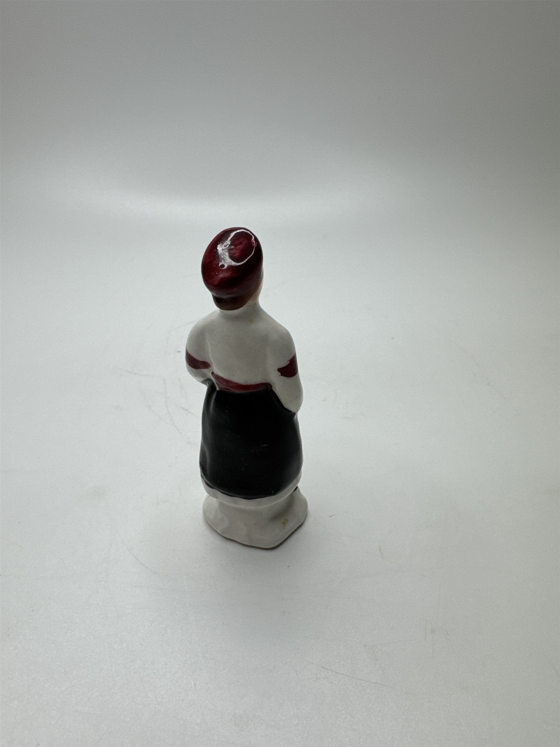 Vtg 3" Ceramic Ukrainian Man With Traditional Clothing Figurine Made in Japan