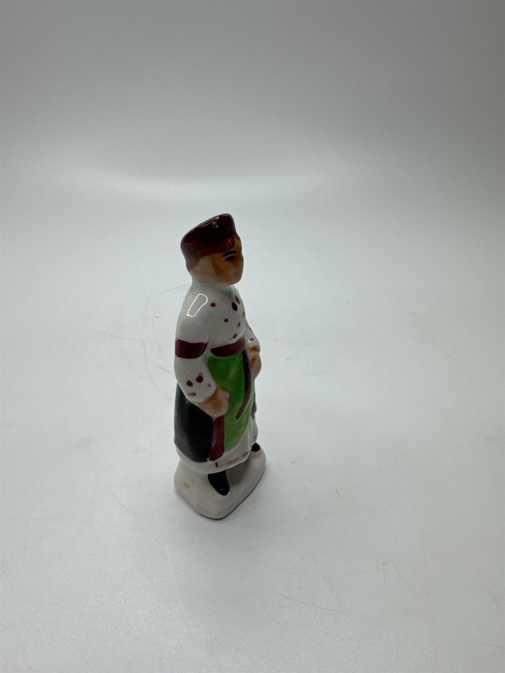 Vtg 3" Ceramic Ukrainian Man With Traditional Clothing Figurine Made in Japan