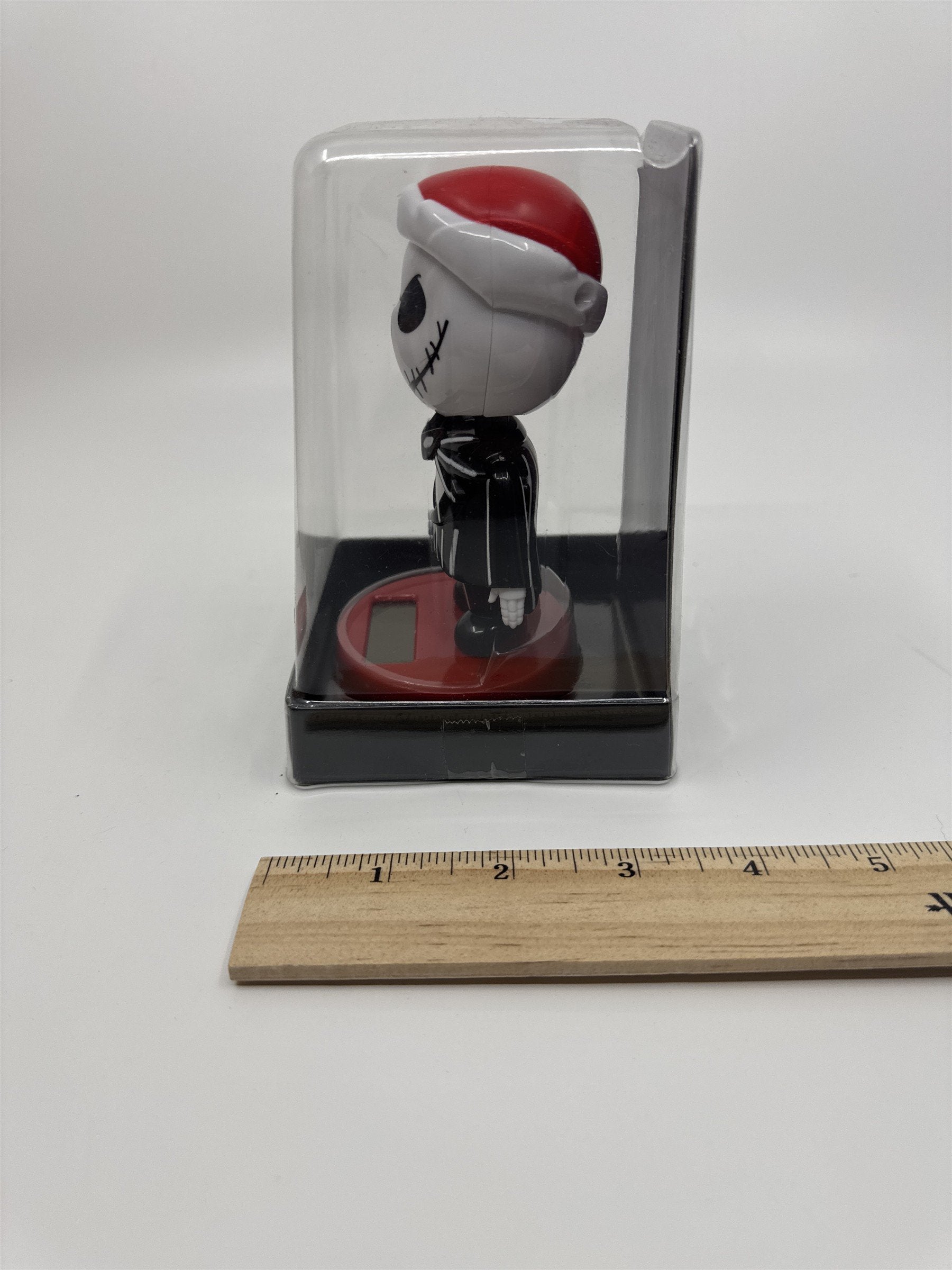 Disney The Nightmare Before Christmas Jack Skellington Solar Bobble Head Santa