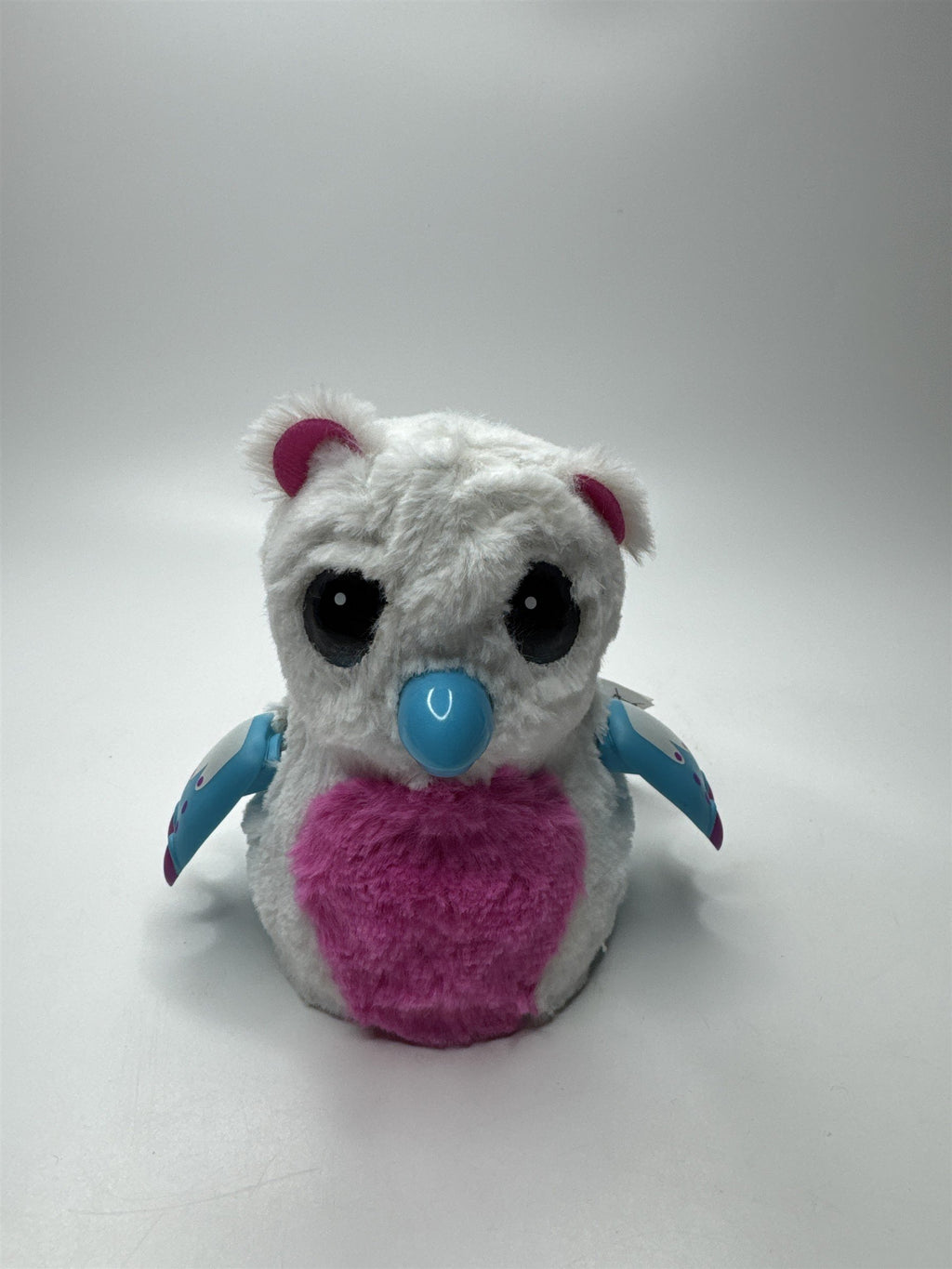 Vintage Hatchimals Blue Pink and White /w Blue Beak Working Hatched Hatchimals