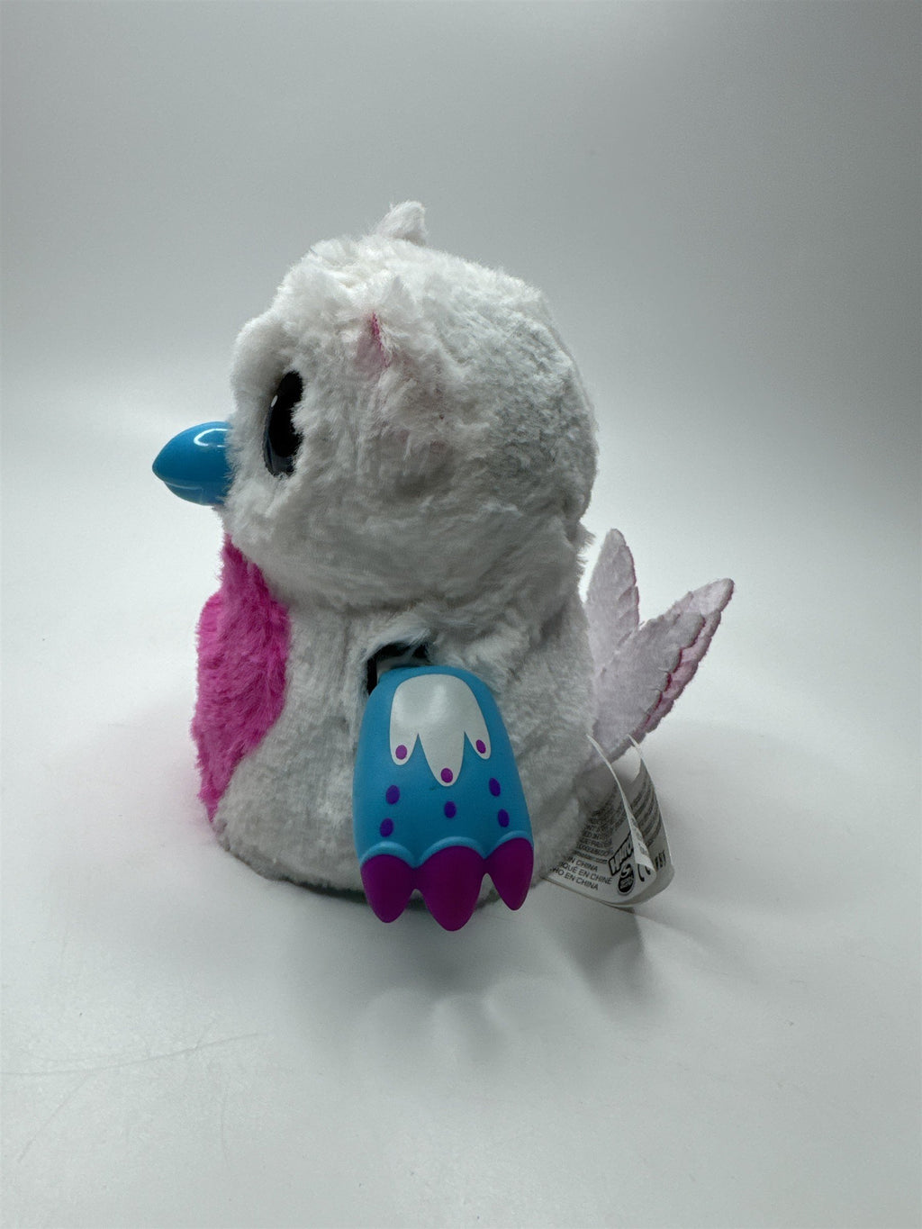Vintage Hatchimals Blue Pink and White /w Blue Beak Working Hatched Hatchimals