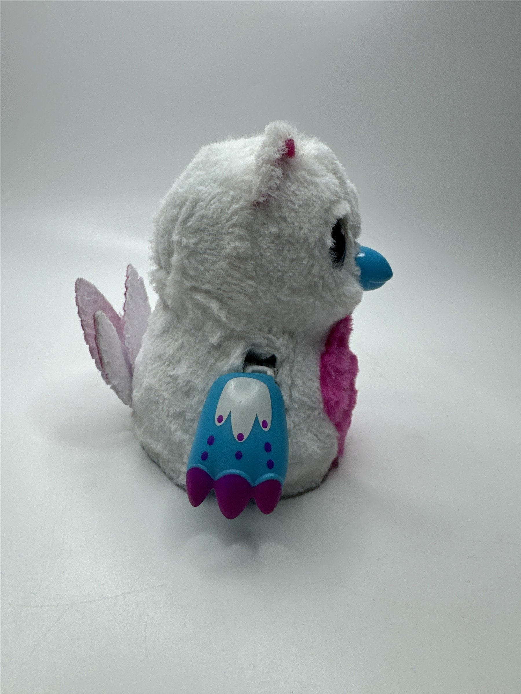 Vintage Hatchimals Blue Pink and White /w Blue Beak Working Hatched Hatchimals