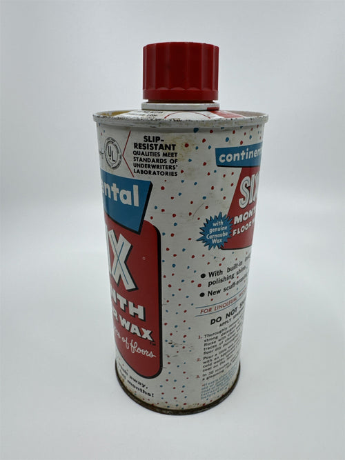 Continental Six Month Floor Wax with Carnuba Wax with Some Contents