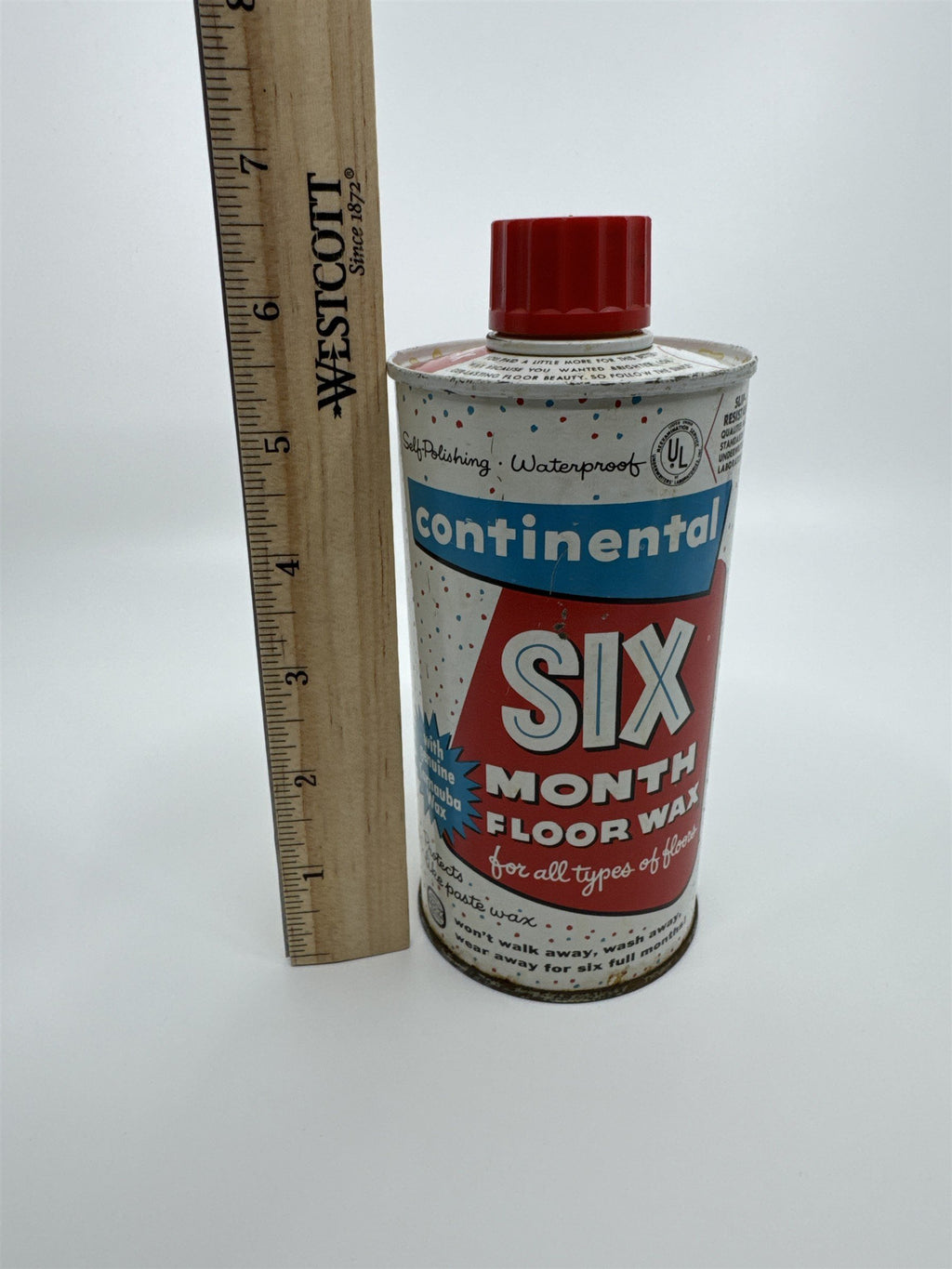 Continental Six Month Floor Wax with Carnuba Wax with Some Contents