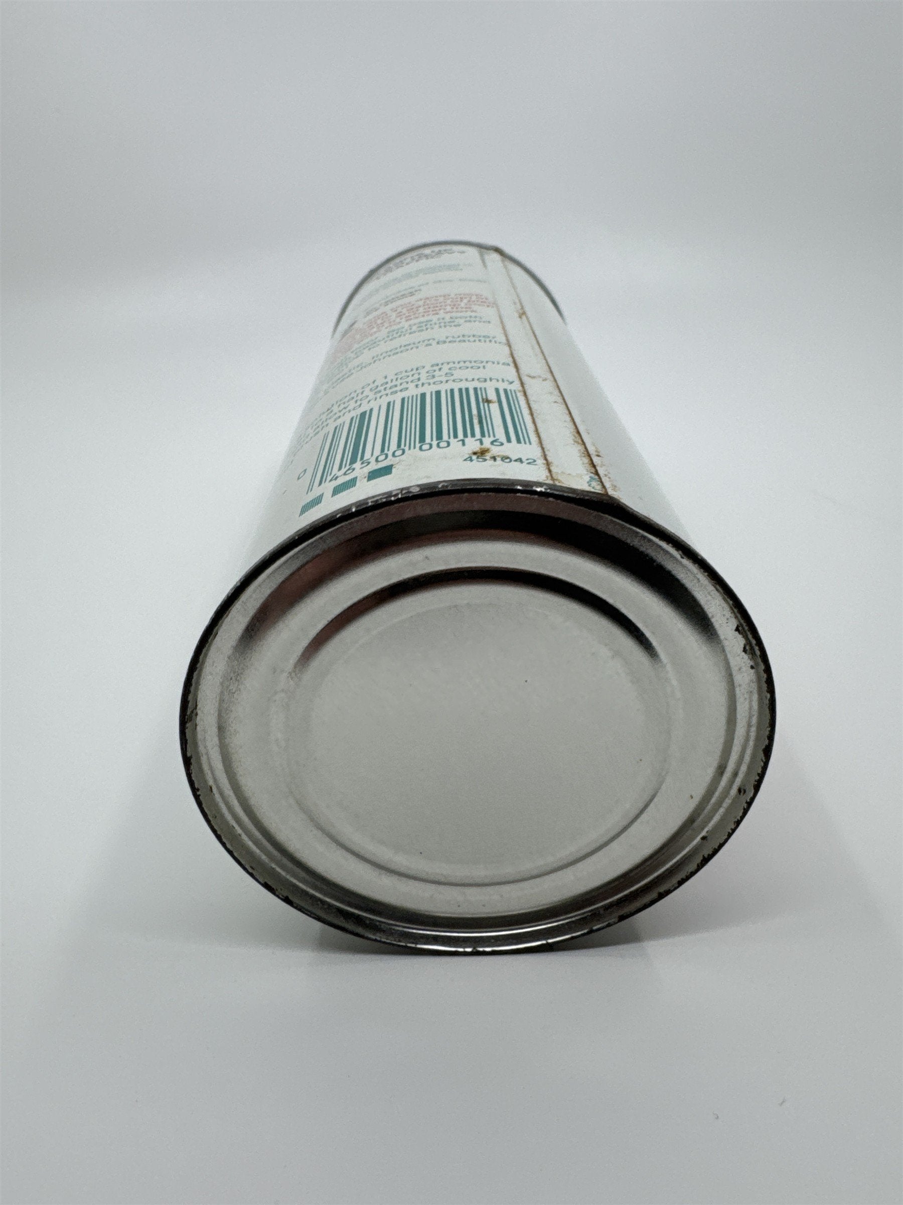 Vintage Johnson Glo Goat Floor Finish 27 FL OZ Tin With Approx. 3/4 Contents