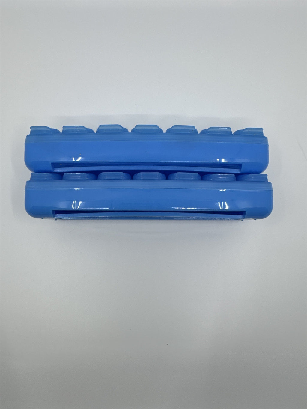 Set of Two Blue Pill/Medication Containers/Organizers Sunday Through Saturday