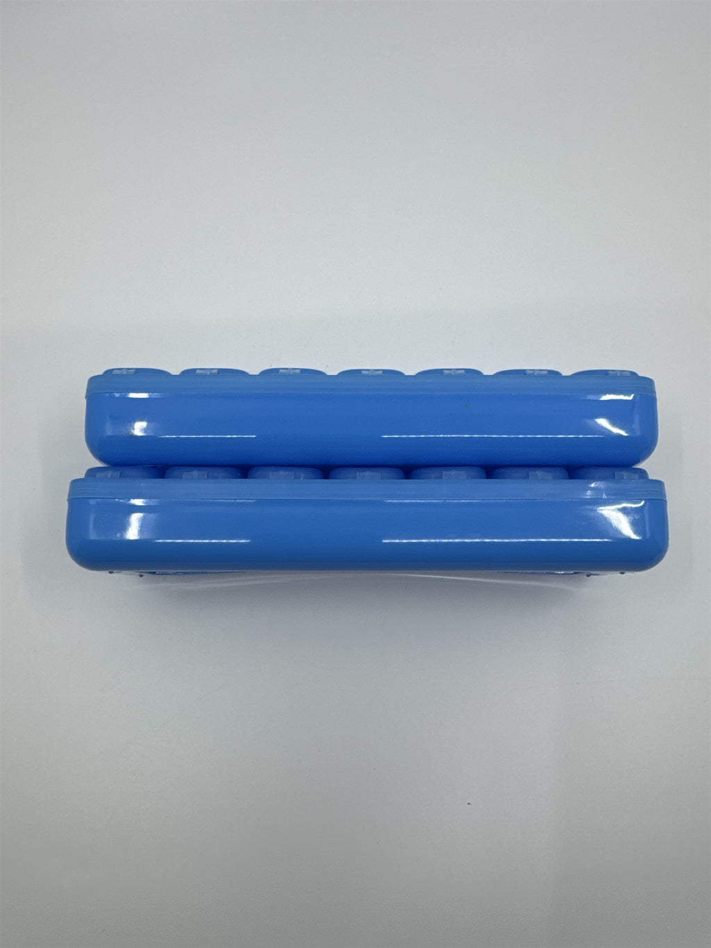 Set of Two Blue Pill/Medication Containers/Organizers Sunday Through Saturday