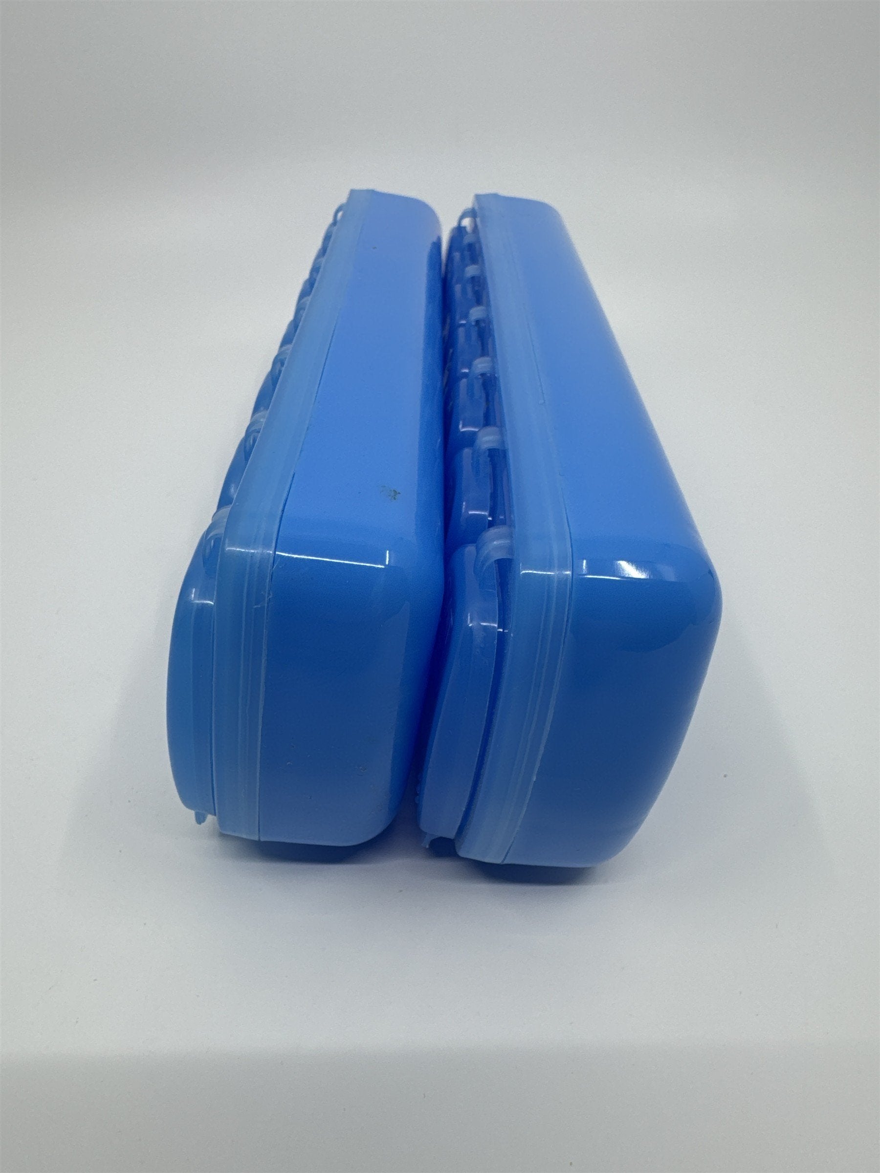 Set of Two Blue Pill/Medication Containers/Organizers Sunday Through Saturday