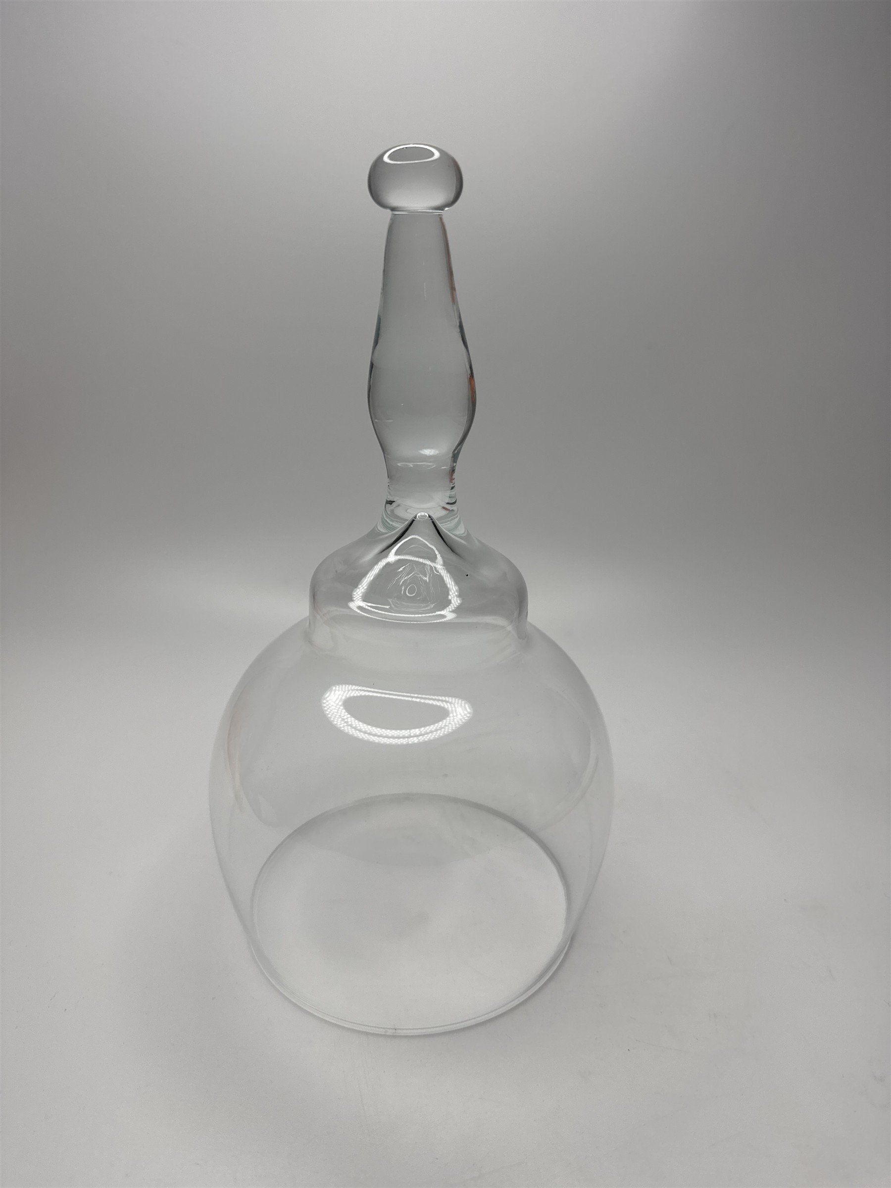 Vintage Glass Cloche Bell Jar Garden Cloche Glass Dome Clear Handle Glass
