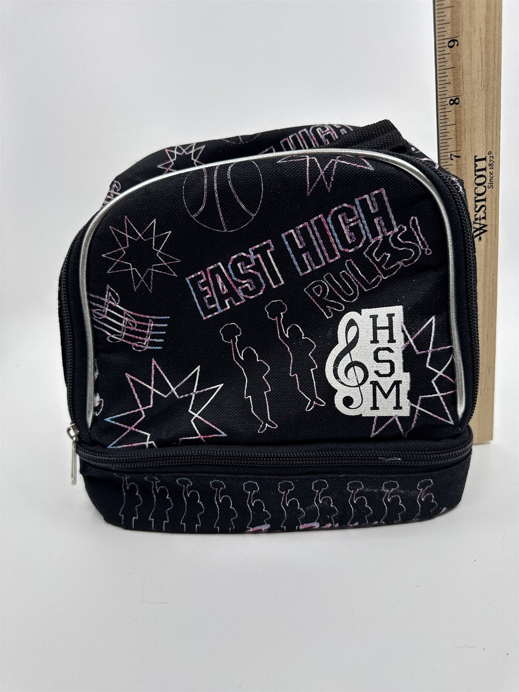 Vintage High School Musical HSM East High Rules! Go Wildcats Cloth Lunchbox