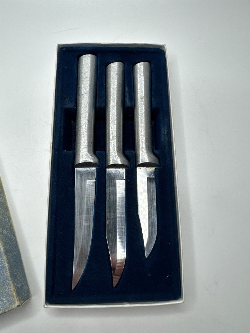 Vintage Rada Mfg Co Maker of The Aluminum Handle Cutlery Set of 3 Kitchen Knives