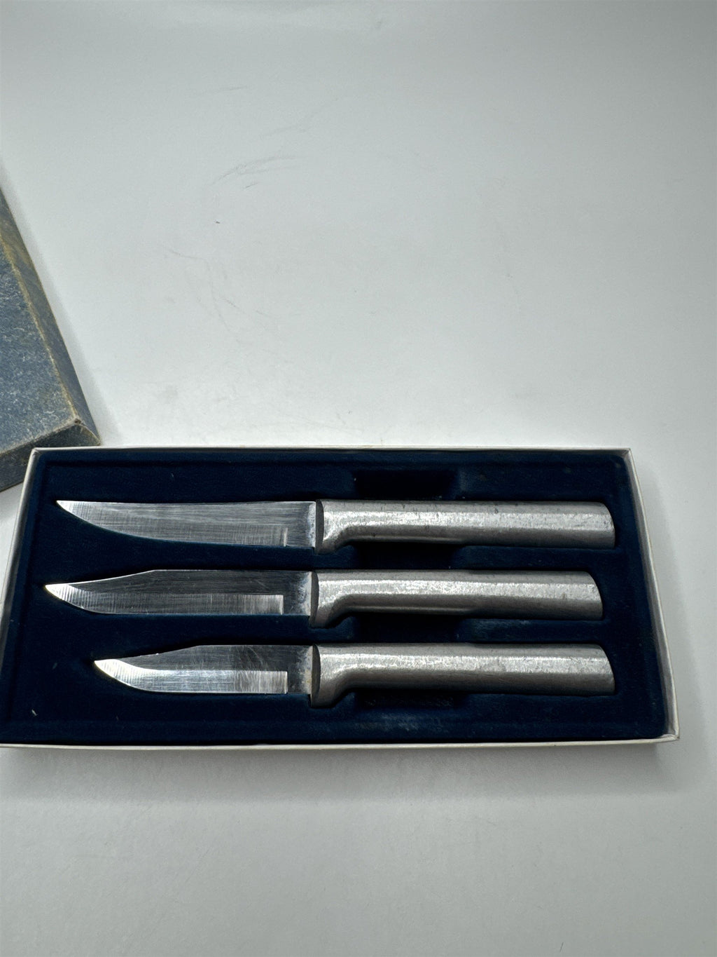 Vintage Rada Mfg Co Maker of The Aluminum Handle Cutlery Set of 3 Kitchen Knives