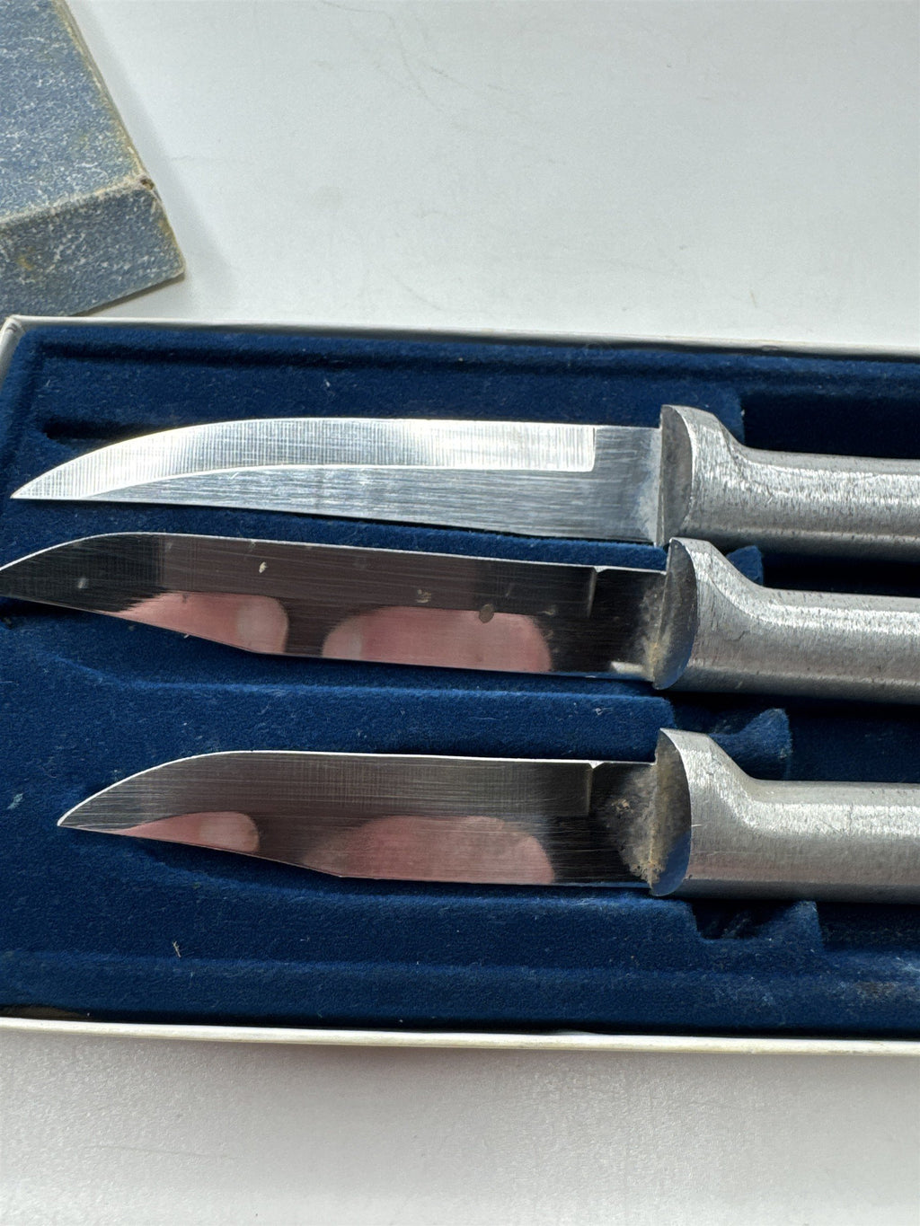 Vintage Rada Mfg Co Maker of The Aluminum Handle Cutlery Set of 3 Kitchen Knives