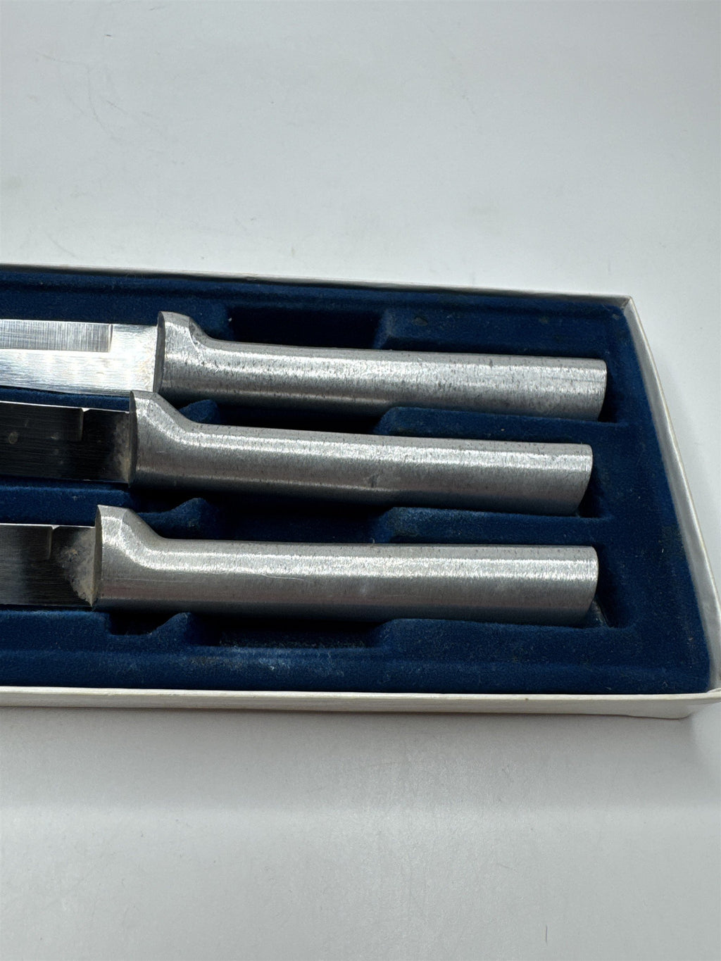 Vintage Rada Mfg Co Maker of The Aluminum Handle Cutlery Set of 3 Kitchen Knives