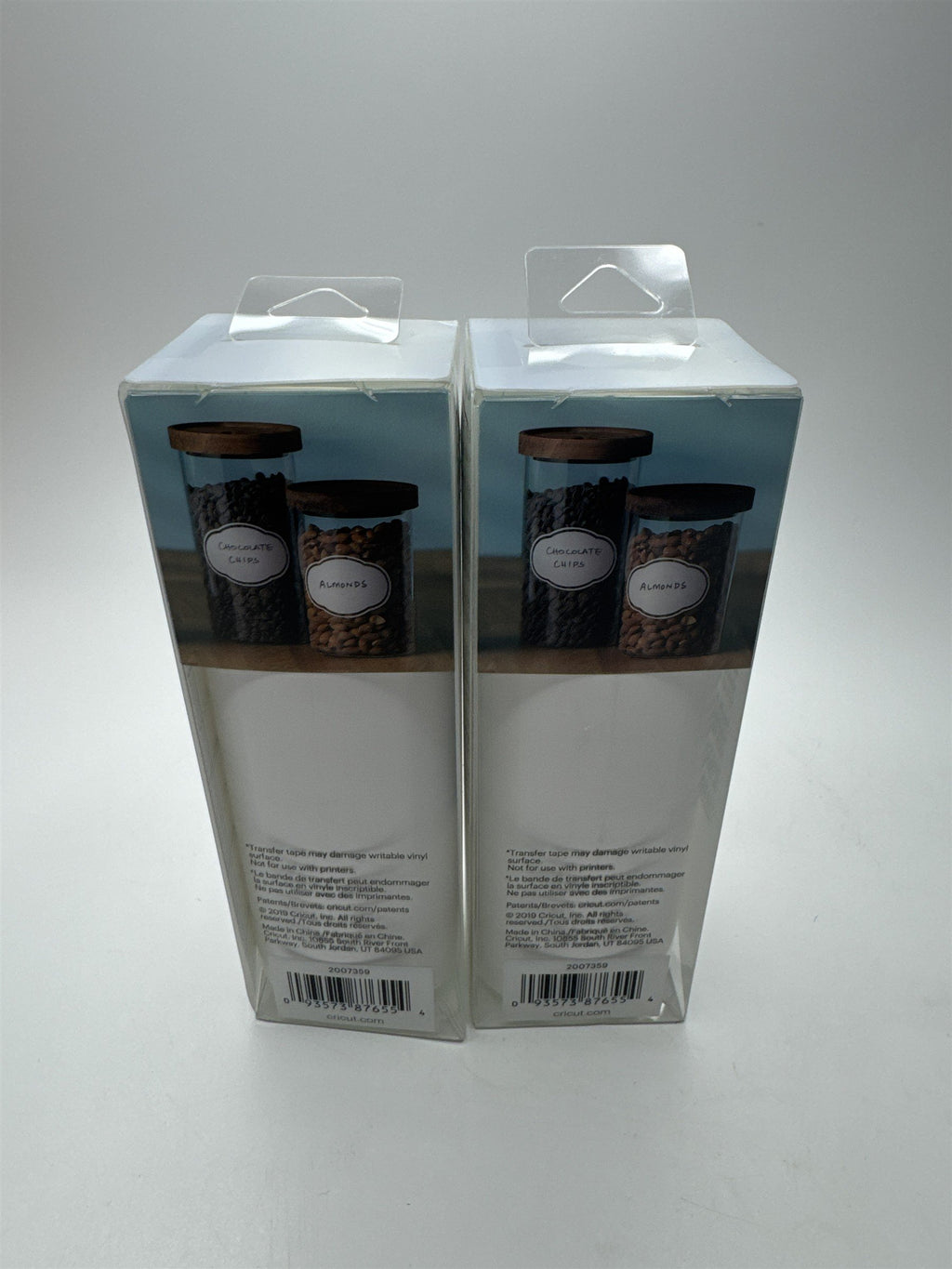 Lot of 2 Cricut Joy Smart Label Writeable Vinyl Permanent 5.5" x 48" (4ft) Rolls
