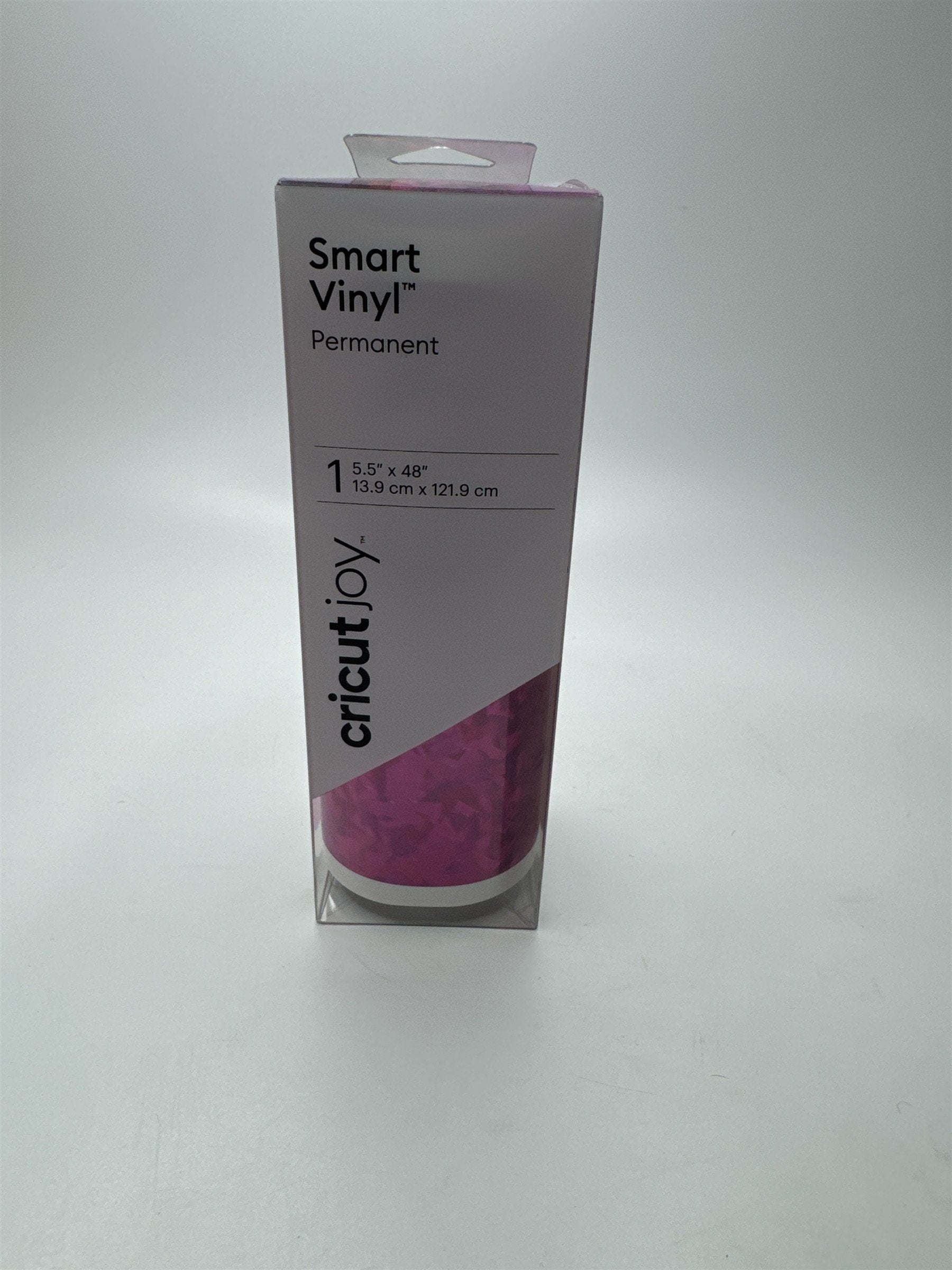 Cricut Joy Smart Vinyl Permanent Party Pink Soiree Rose Crystal Glossy Vinyl 48"