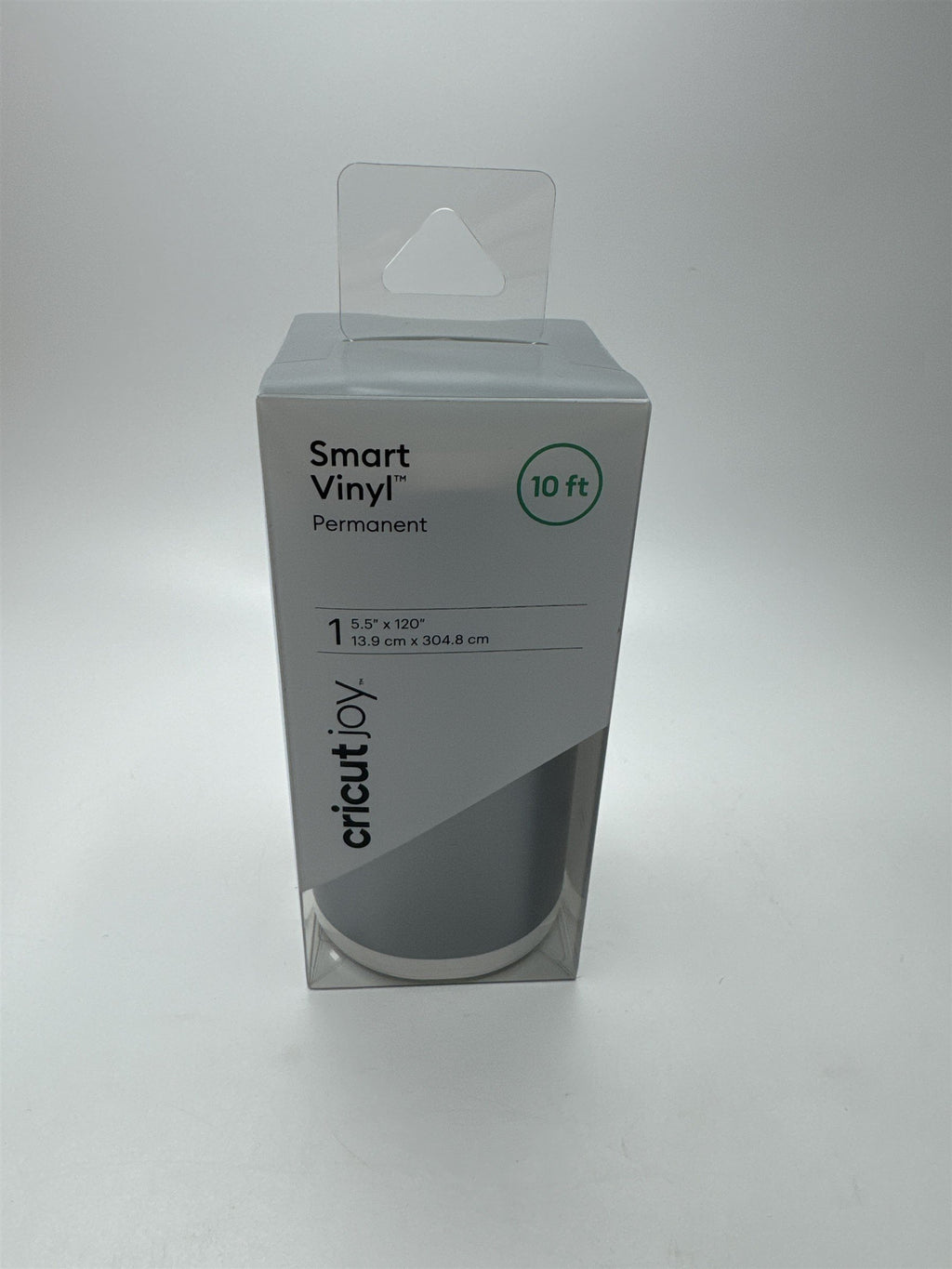 Cricut Joy Smart Vinyl Permanent Glossy Silver 10ft of Craft Vinyl Roll
