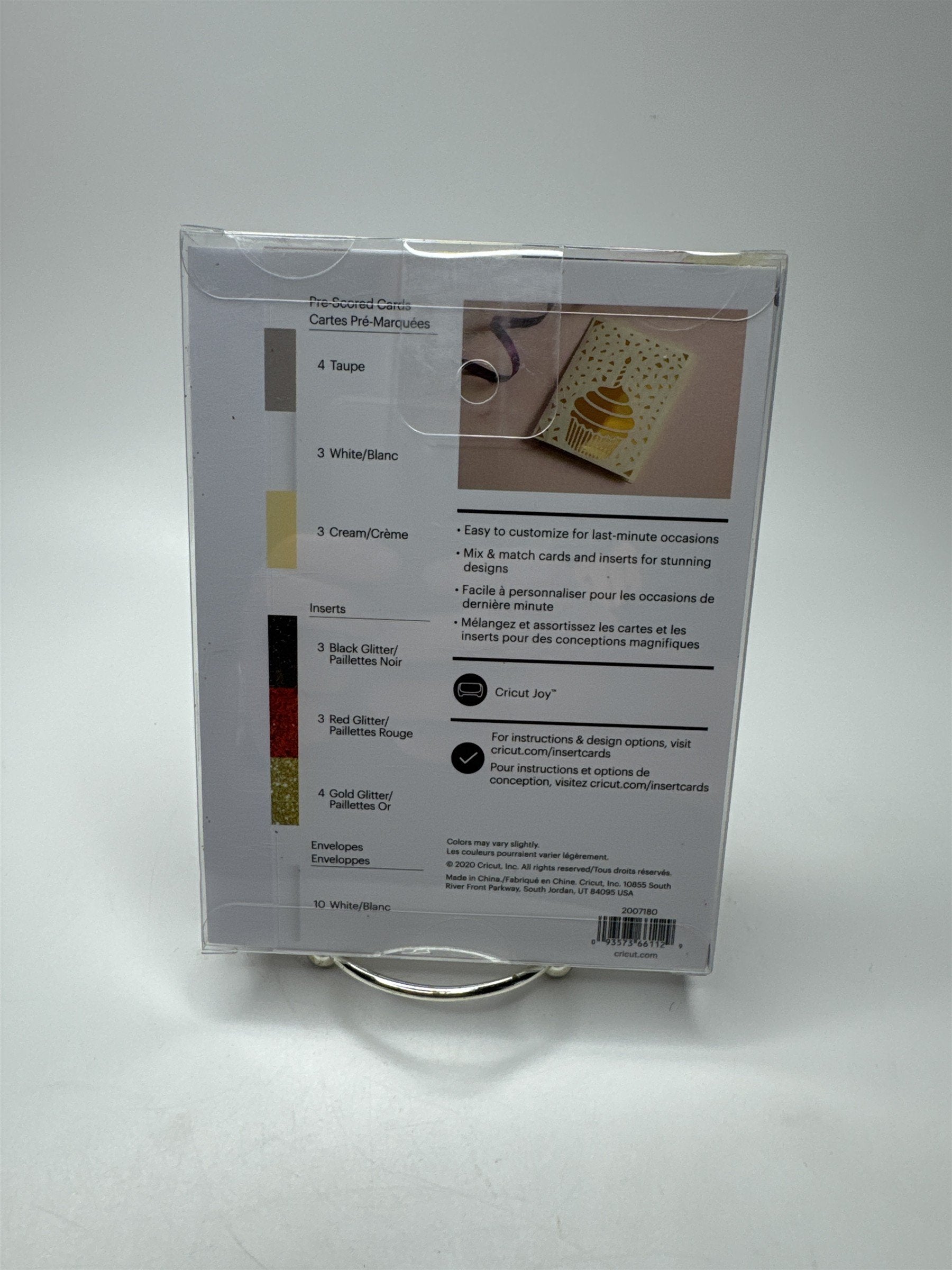 Pack of 10 Cricut Joy Insert Cards Glitz & Glam /w Envelopes