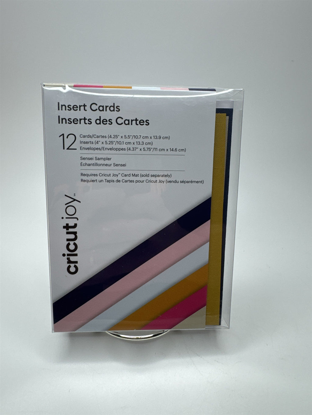 Pack of 12 Cricut Joy Insert Cards Sensei Sampler Blue/Pink/Gold/Pink/Cream Card