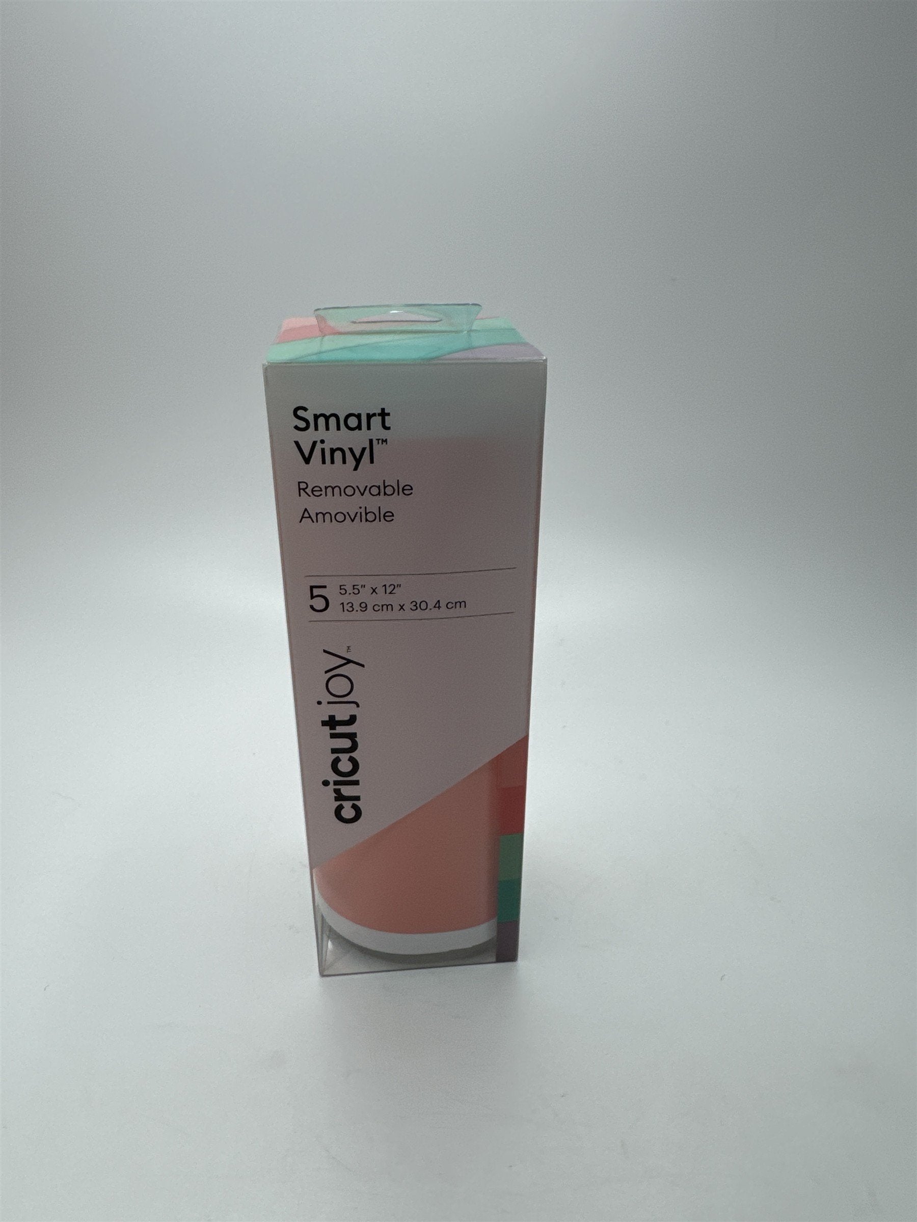 Cricut Joy Smart Vinyl Removable 5 Sheets Hydrangeas Sampler Matte Coral/Green