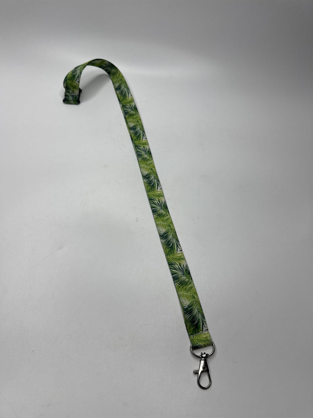 Lanyard For Keys /w Green Ferns Plants Pattern Allover Print Safety Breakaway
