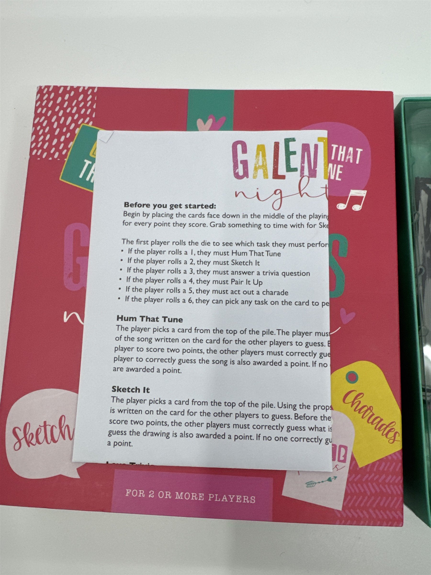 Galentine's Night In Girl's Valentine's Day Game of Love Inspired Laughter