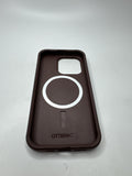 OtterBox iPhone 15 Pro Symmetry Series Case CHOCOLATE MagSafe **Torn By Plug**