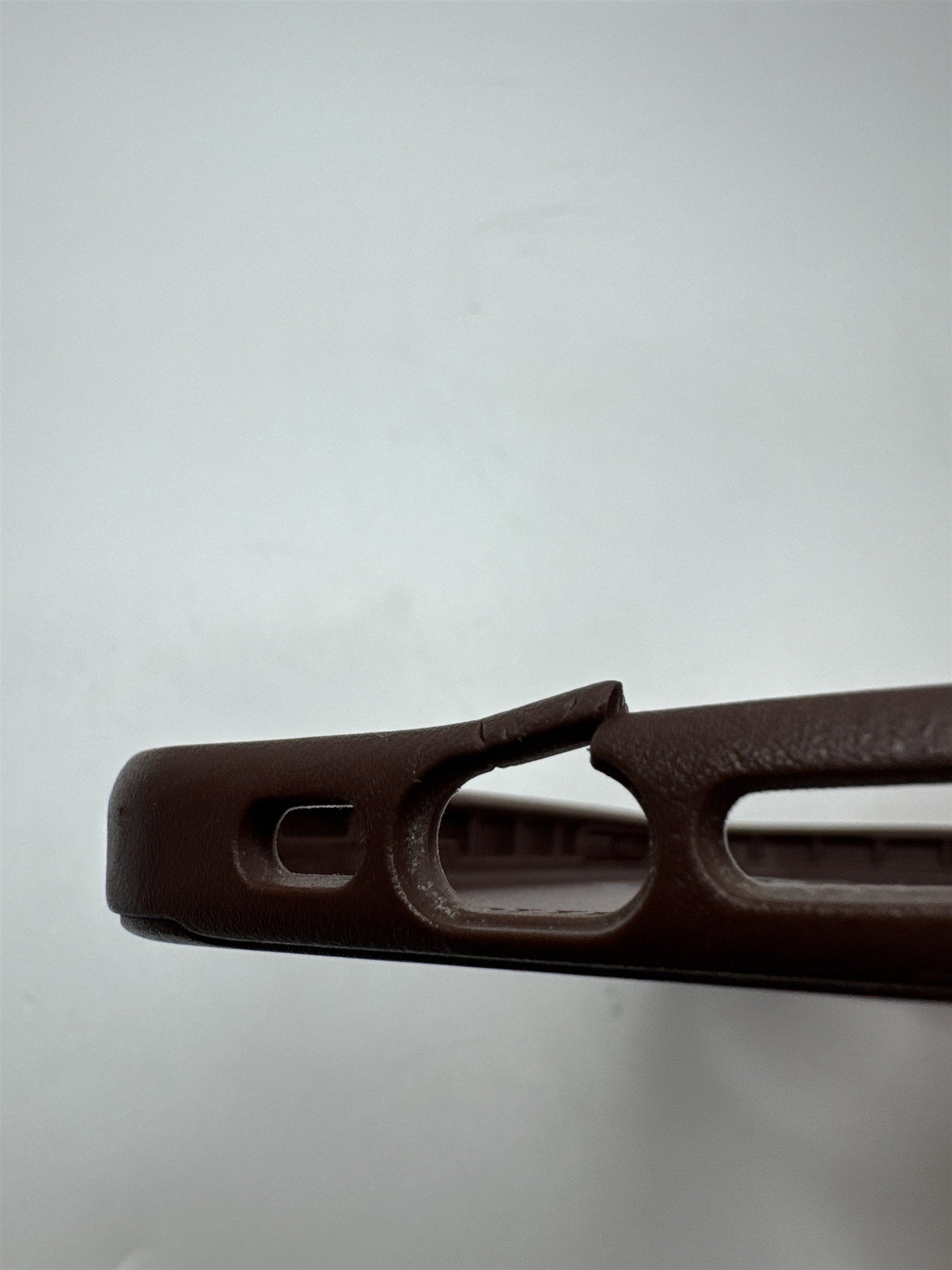 OtterBox iPhone 15 Pro Symmetry Series Case CHOCOLATE MagSafe **Torn By Plug**