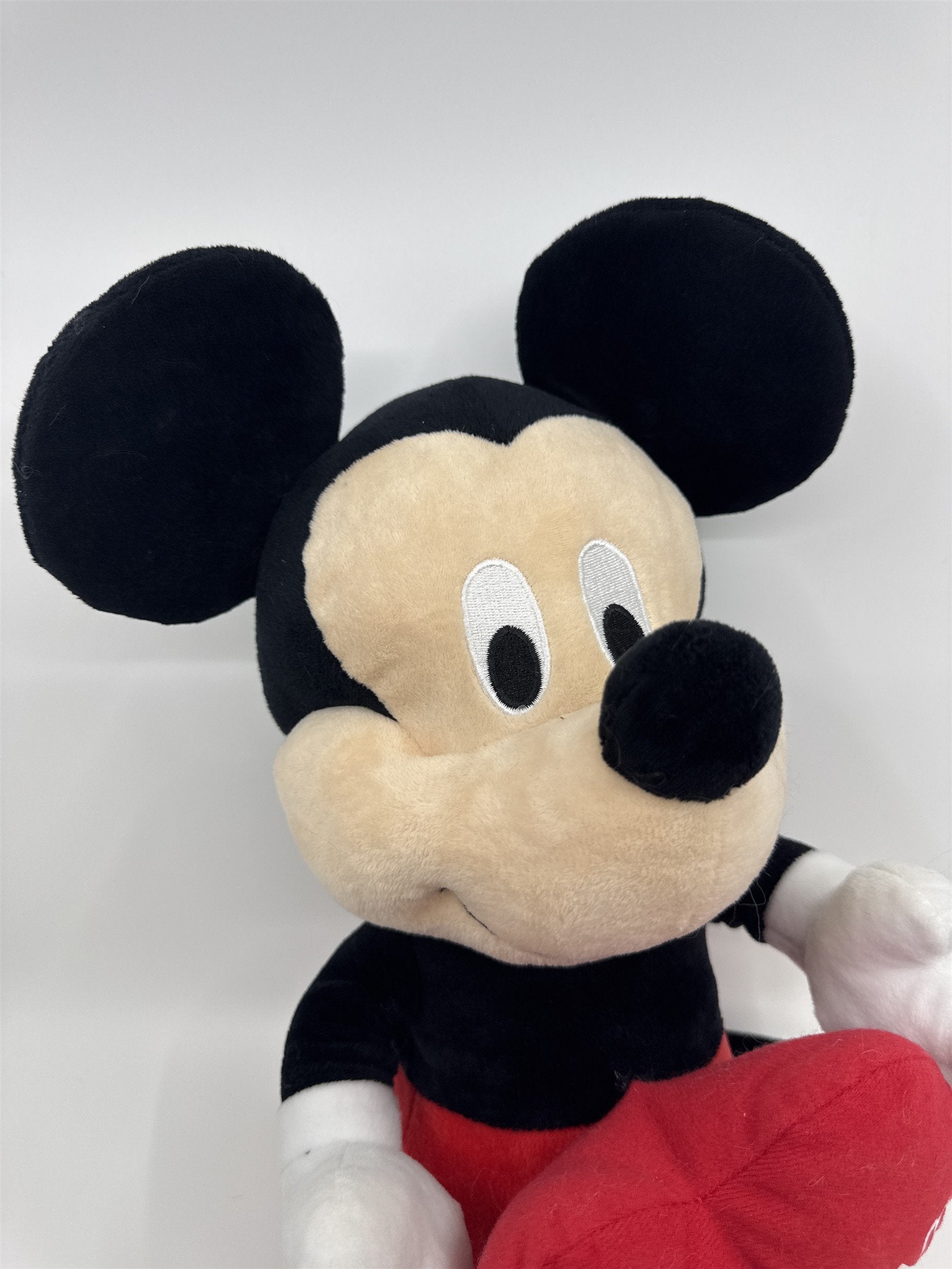 Disney Mickey Mouse Be Mine Plush with Red Heart in Hands Valentine's Day Gift