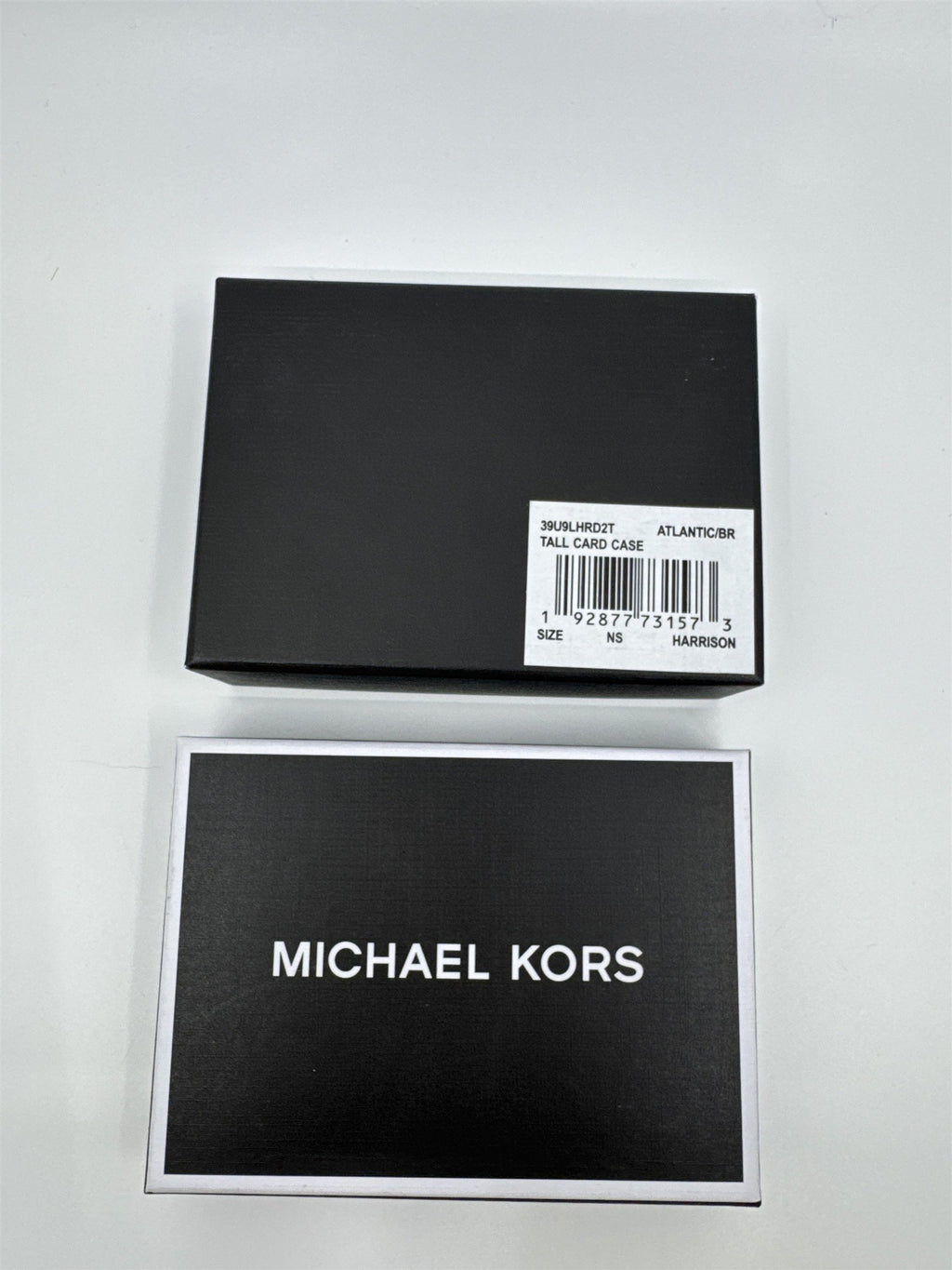 Michael Kors Electric Blue Tall Card/Identity Protection Wallet with Red Trim