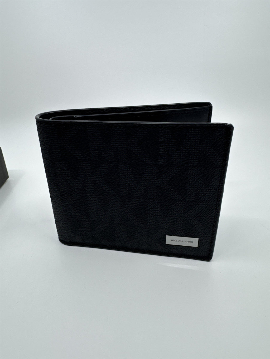 Michael Kors Black Bifold Leather Men's Jet Set Wallet New