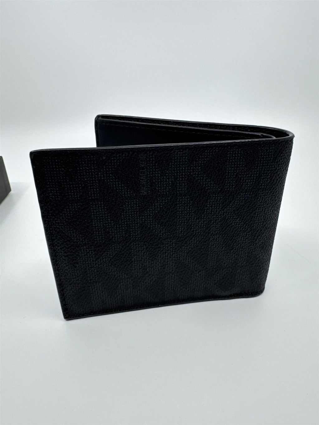 Michael Kors Black Bifold Leather Men's Jet Set Wallet New