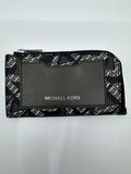 Michael Kors Men's Leather Olive/Army Green Zip Wallet/Card Holder