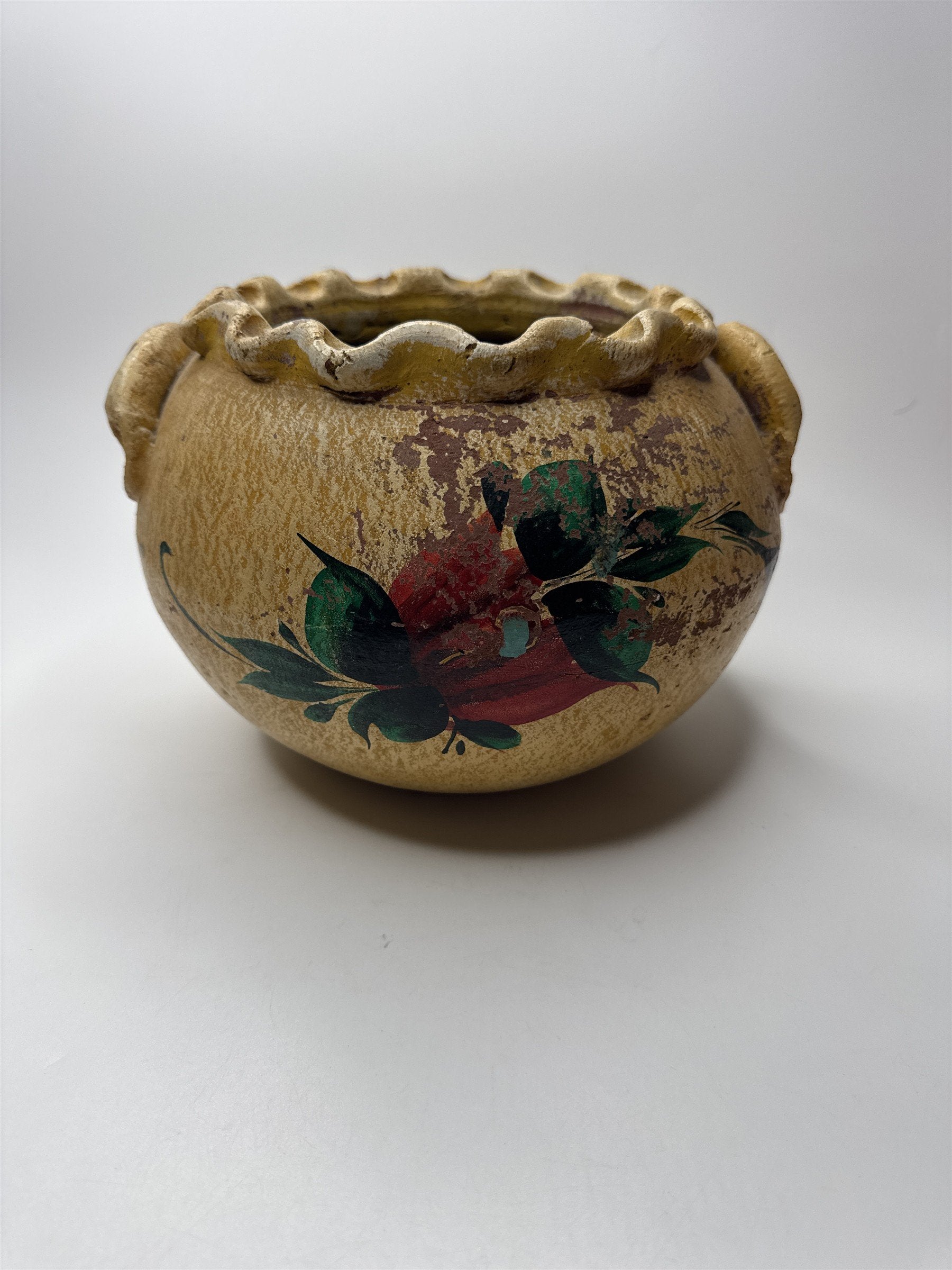 Vintage Native American Southwestern Pottery Hand Painted Signed