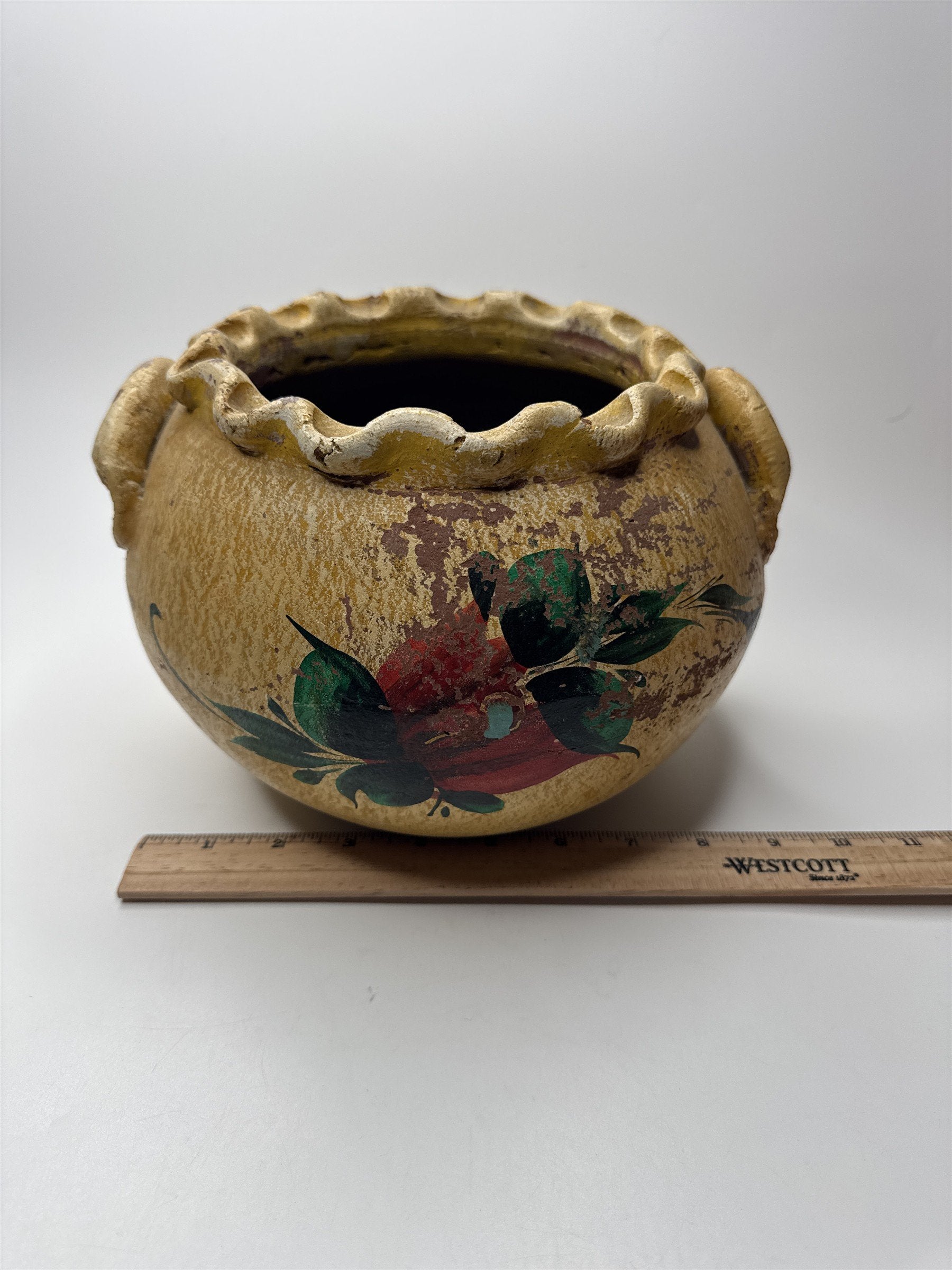 Vintage Native American Southwestern Pottery Hand Painted Signed