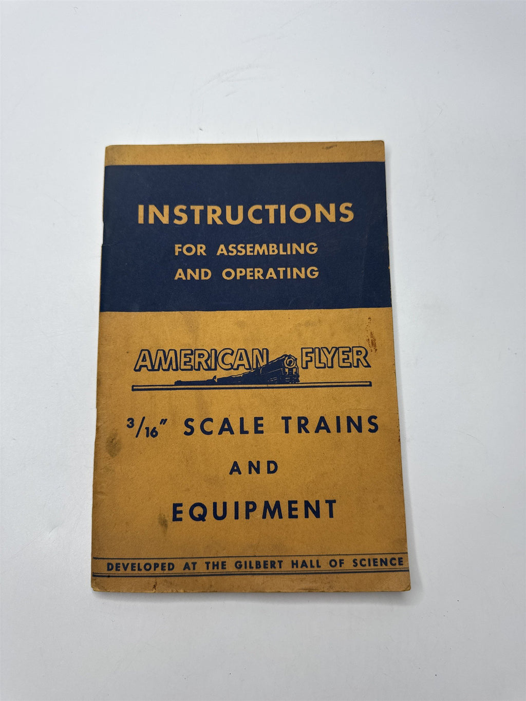 Gilbert Hall of Science American Flyer Instructions Assembling Operating 3/16 49