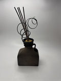 Vintage Faux Reed Diffuser Covered in Fake Dust Mysterious Dark Academia Look