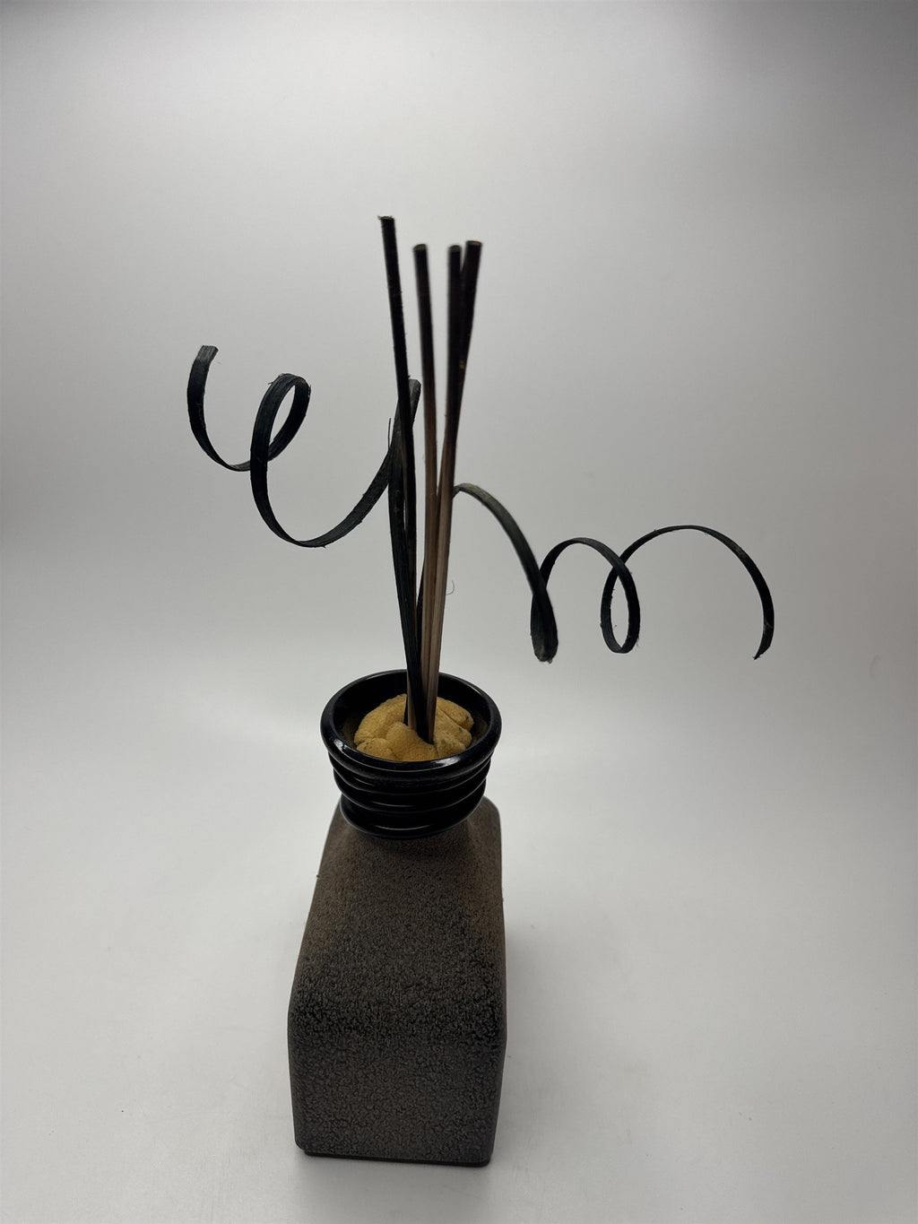 Vintage Faux Reed Diffuser Covered in Fake Dust Mysterious Dark Academia Look