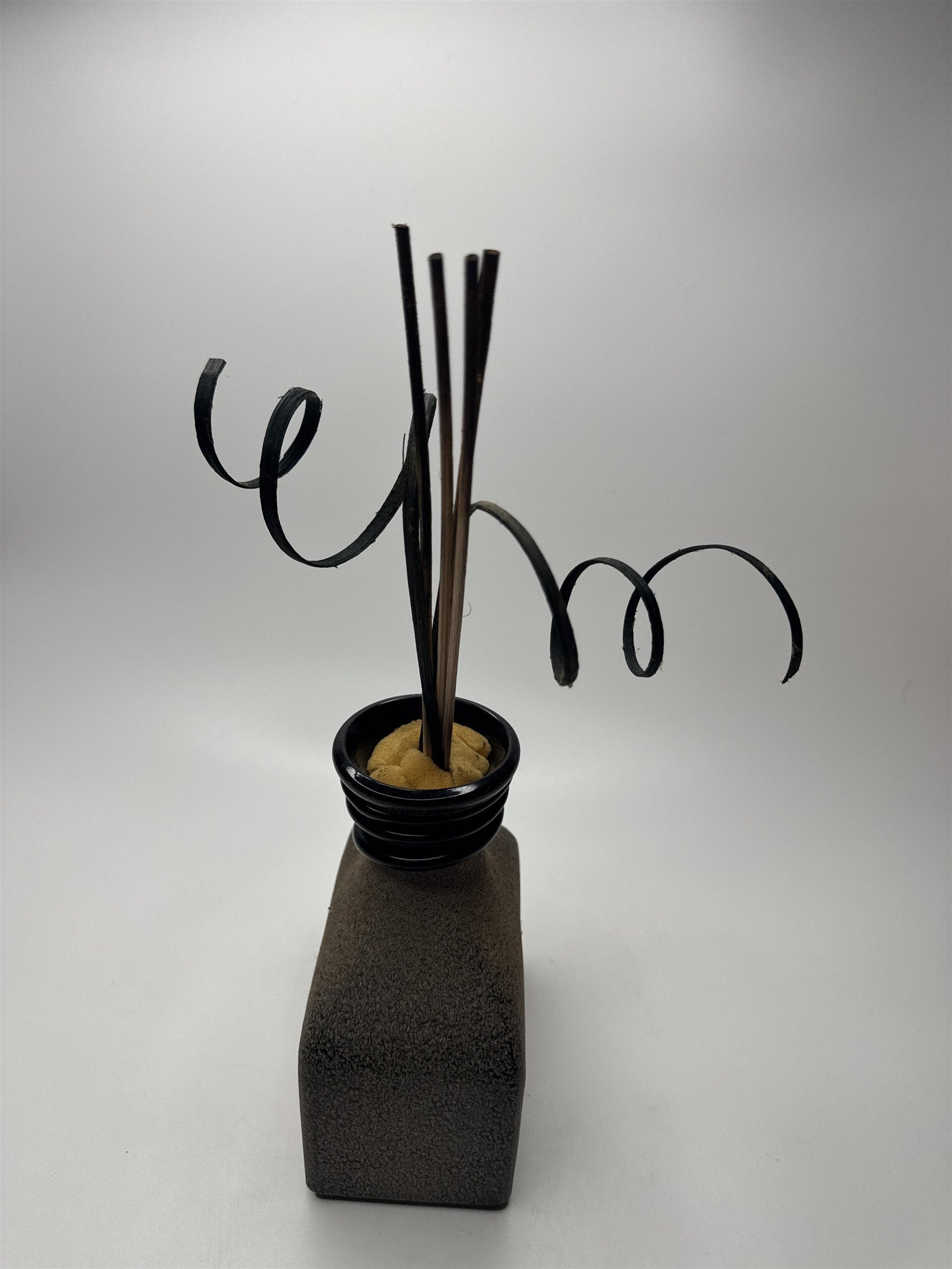 Vintage Faux Reed Diffuser Covered in Fake Dust Mysterious Dark Academia Look