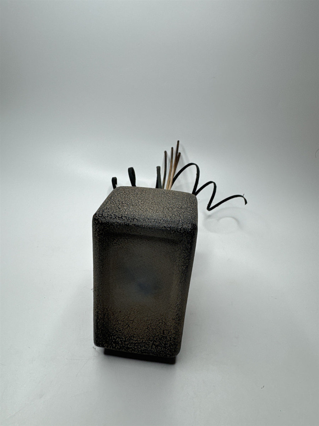 Vintage Faux Reed Diffuser Covered in Fake Dust Mysterious Dark Academia Look