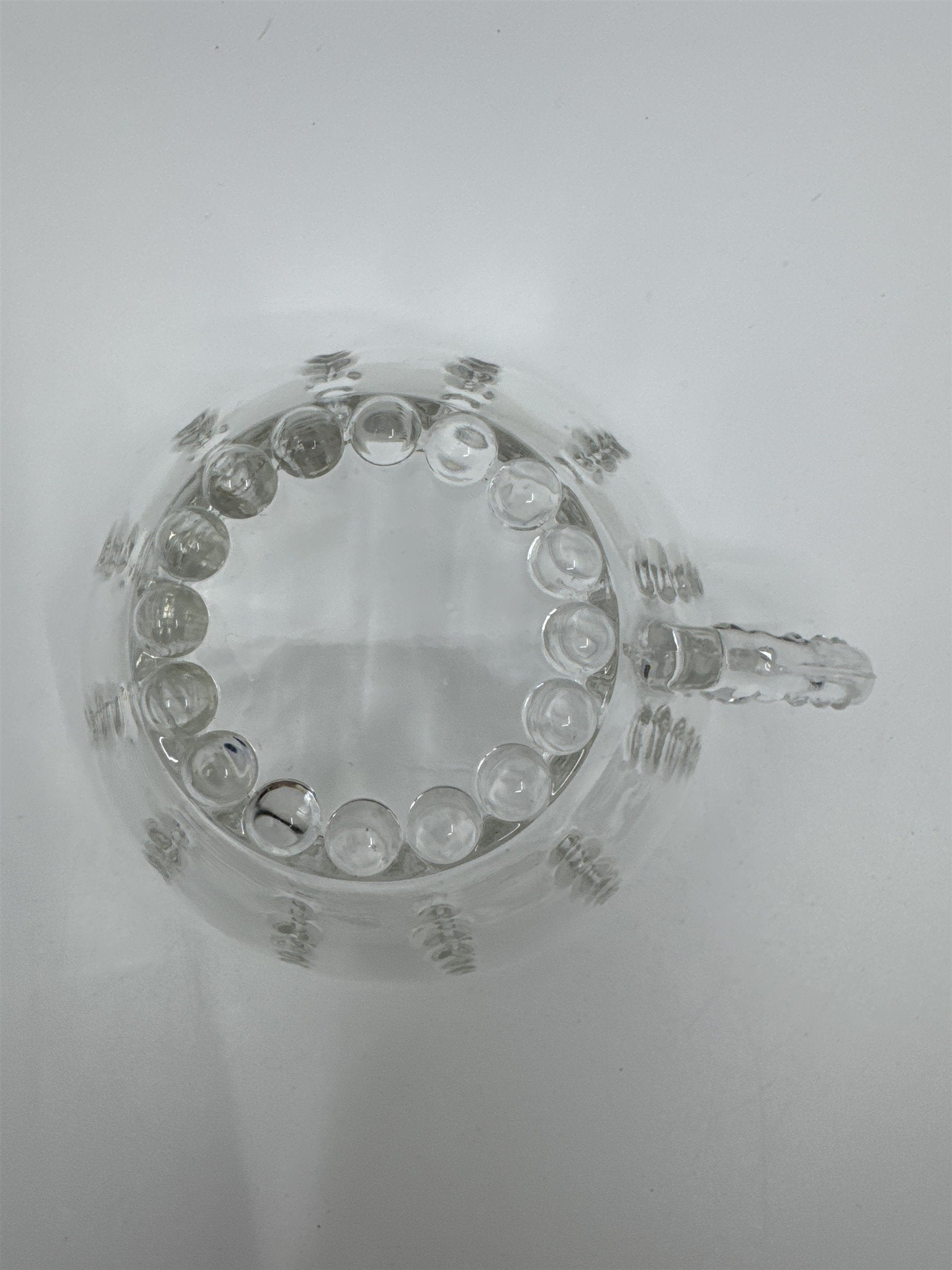 Set of 4 Vintage Depression Federal Imperial Tea/Punch Glass Bubble Cups