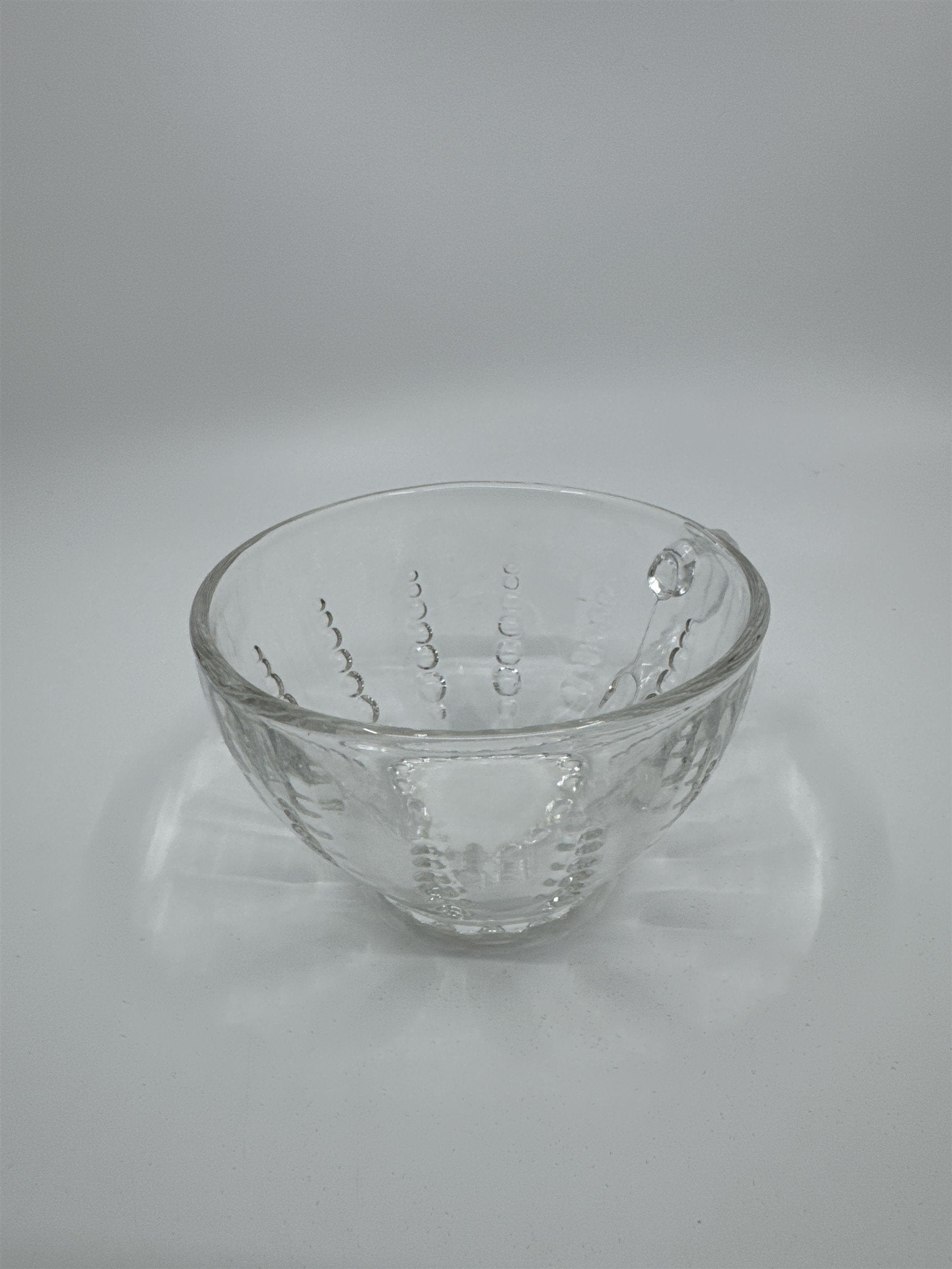 Set of 4 Vintage Depression Federal Imperial Tea/Punch Glass Bubble Cups