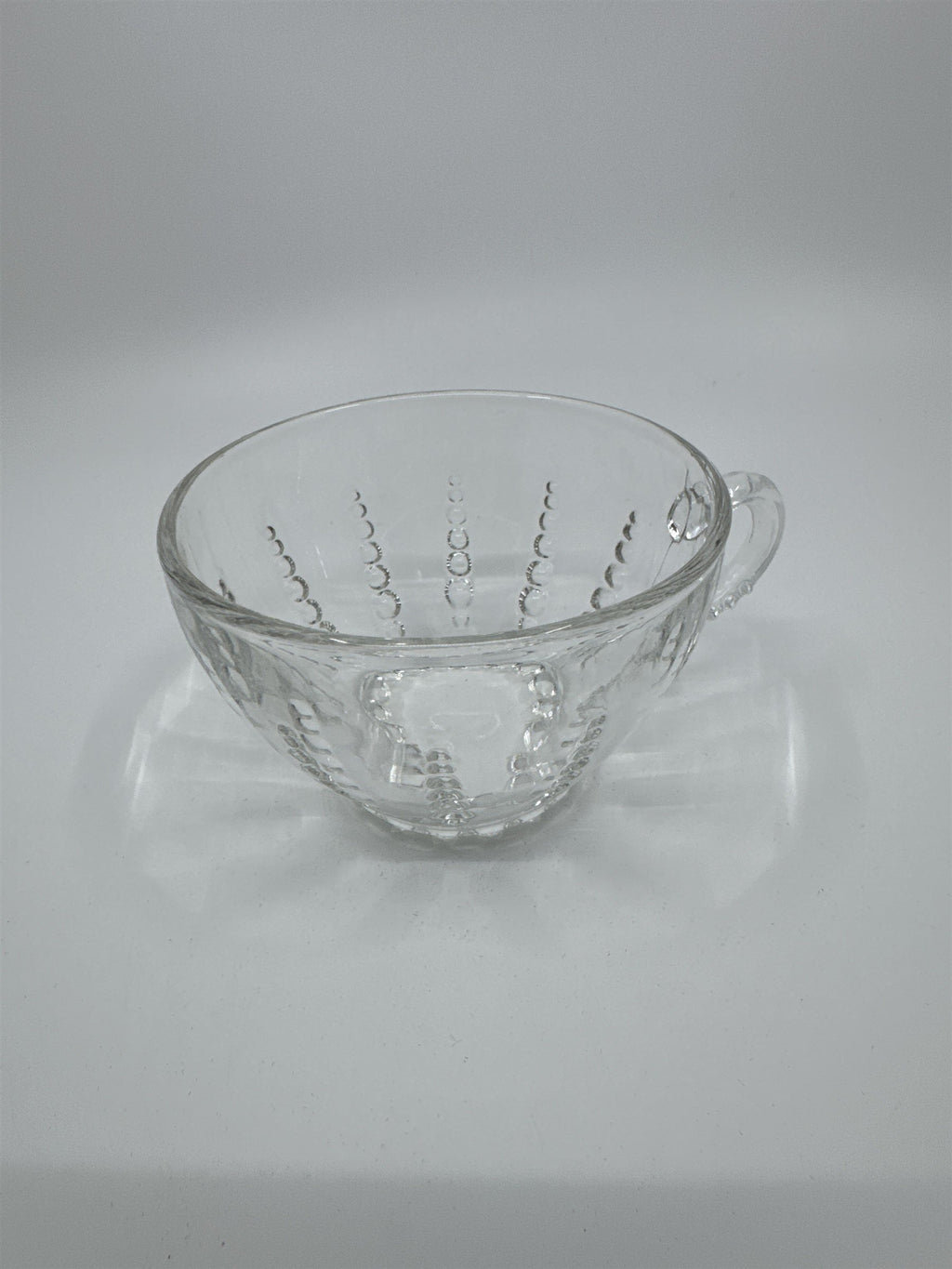 Set of 4 Vintage Depression Federal Imperial Tea/Punch Glass Bubble Cups