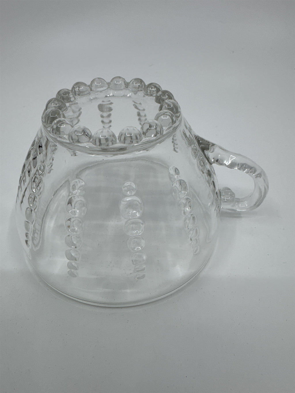 Set of 4 Vintage Depression Federal Imperial Tea/Punch Glass Bubble Cups