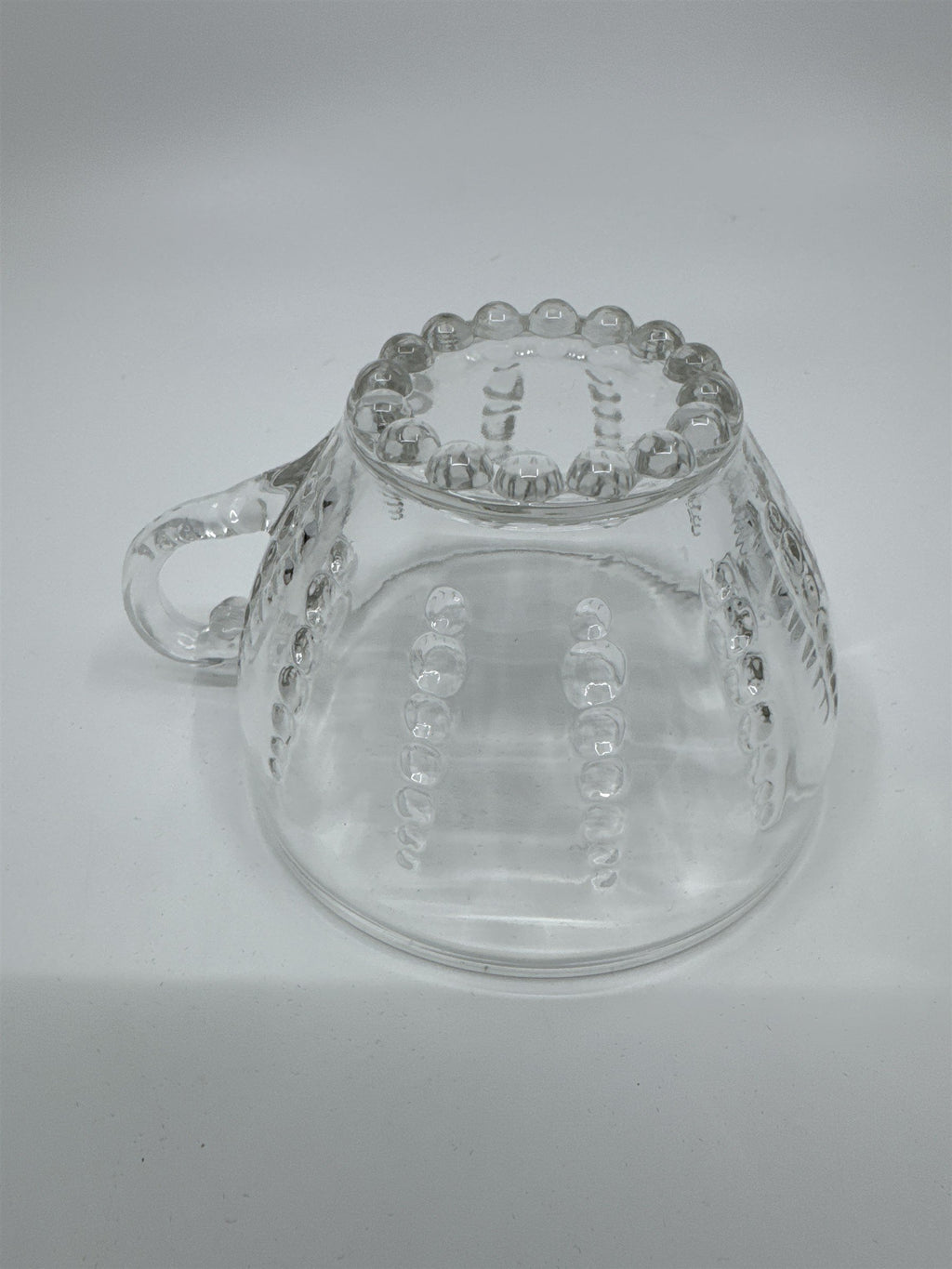 Set of 4 Vintage Depression Federal Imperial Tea/Punch Glass Bubble Cups