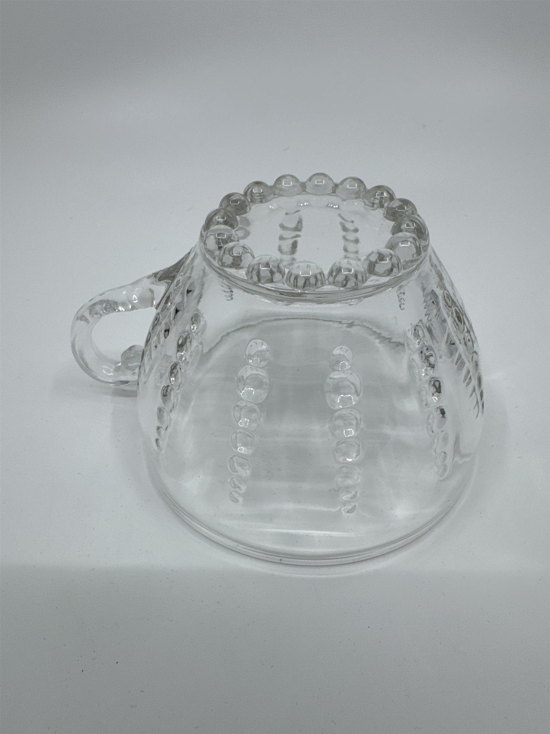 Set of 4 Vintage Depression Federal Imperial Tea/Punch Glass Bubble Cups